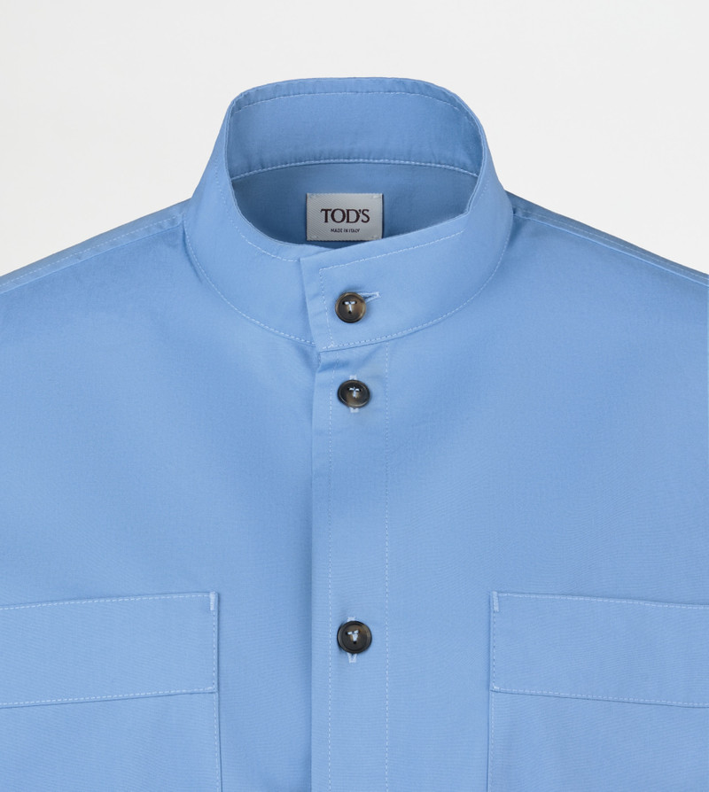 SHIRT IN POPLIN - LIGHT BLUE 7