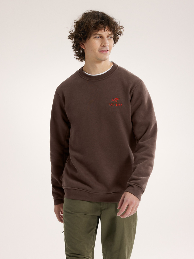 Emblem Fleece Crew Neck Pullover 3