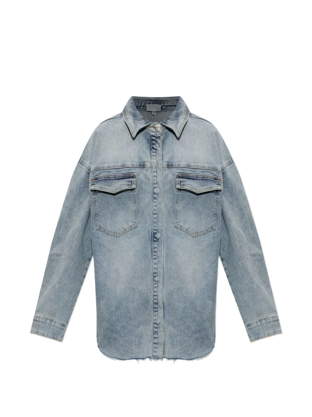Noma faded frayed-hem shirt - 1