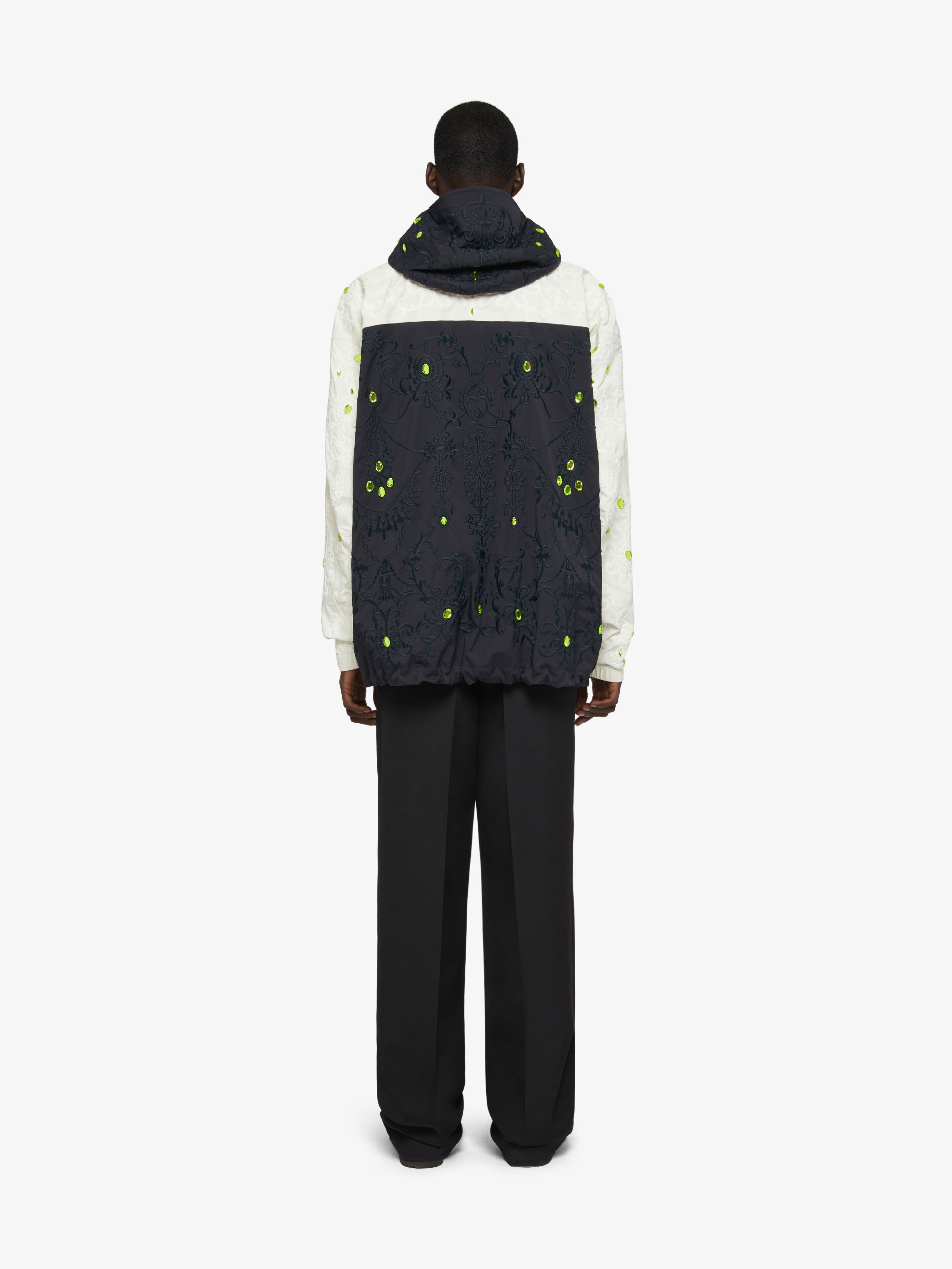 TECHNICAL JACKET WITH EMBROIDERIES AND RHINESTONES - 4