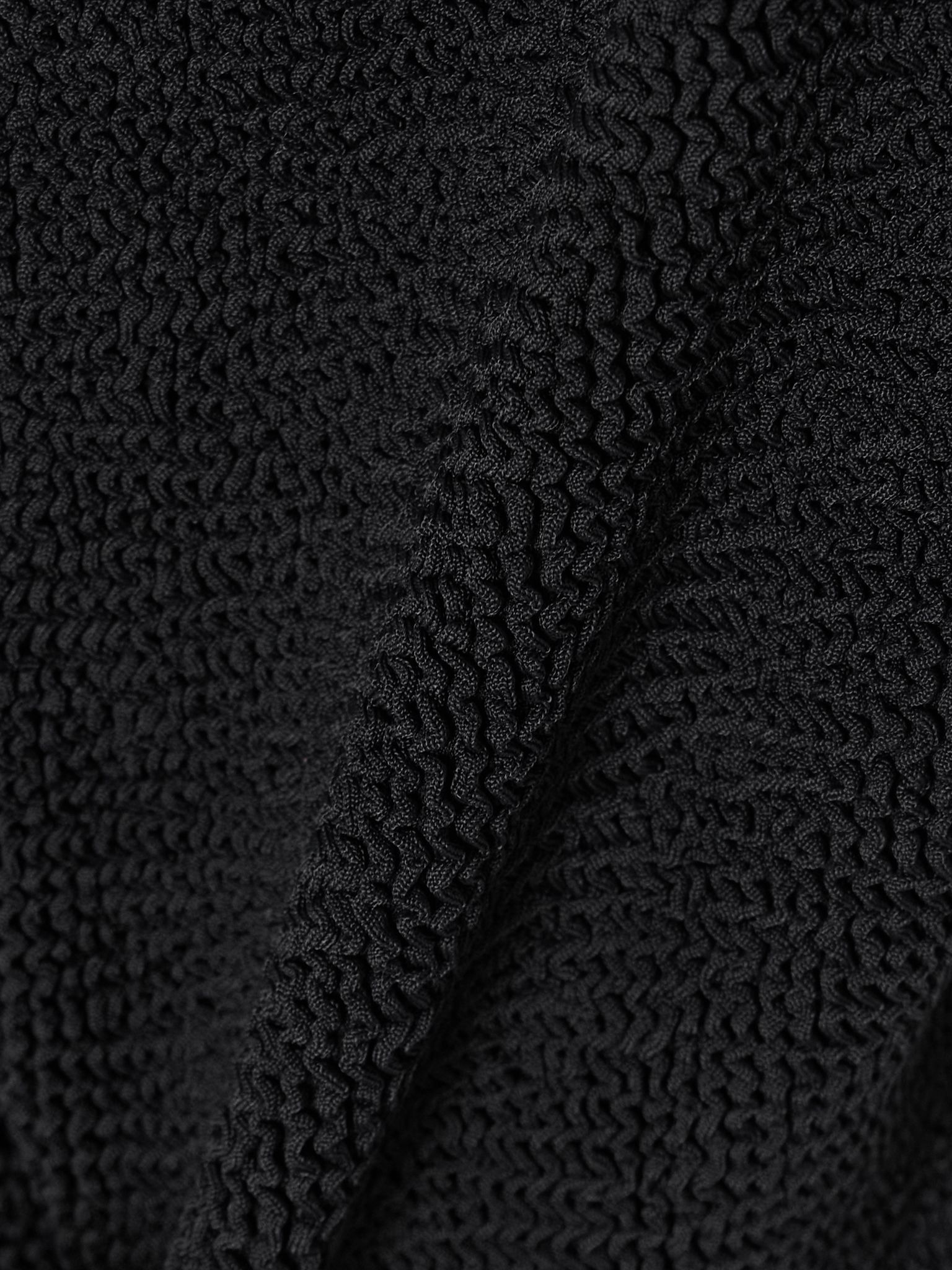 Petra seersucker swimsuit Black - 4