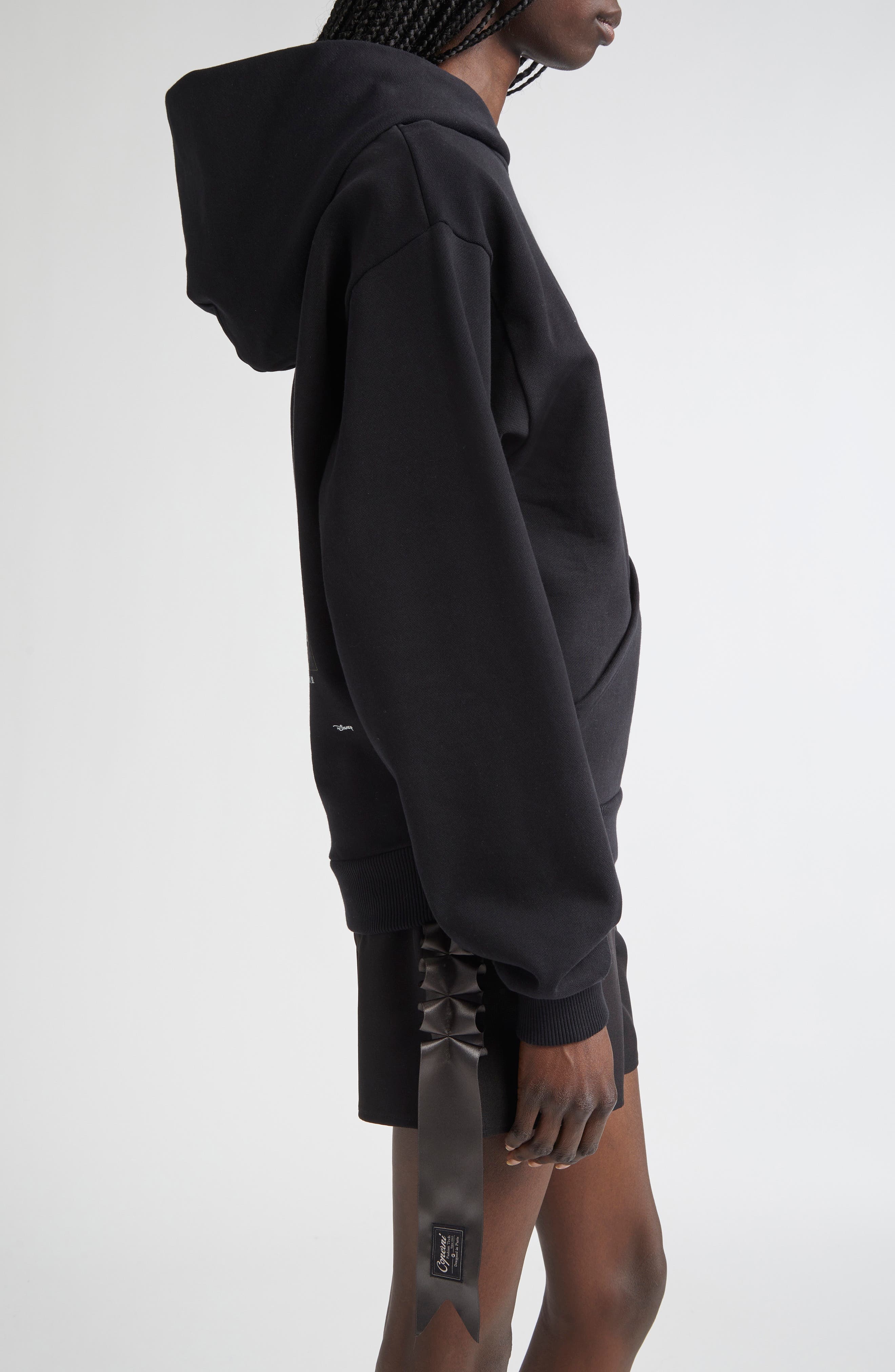 Coperni x Disney Collector Fleece Graphic Hoodie in Black at Nordstrom - 4