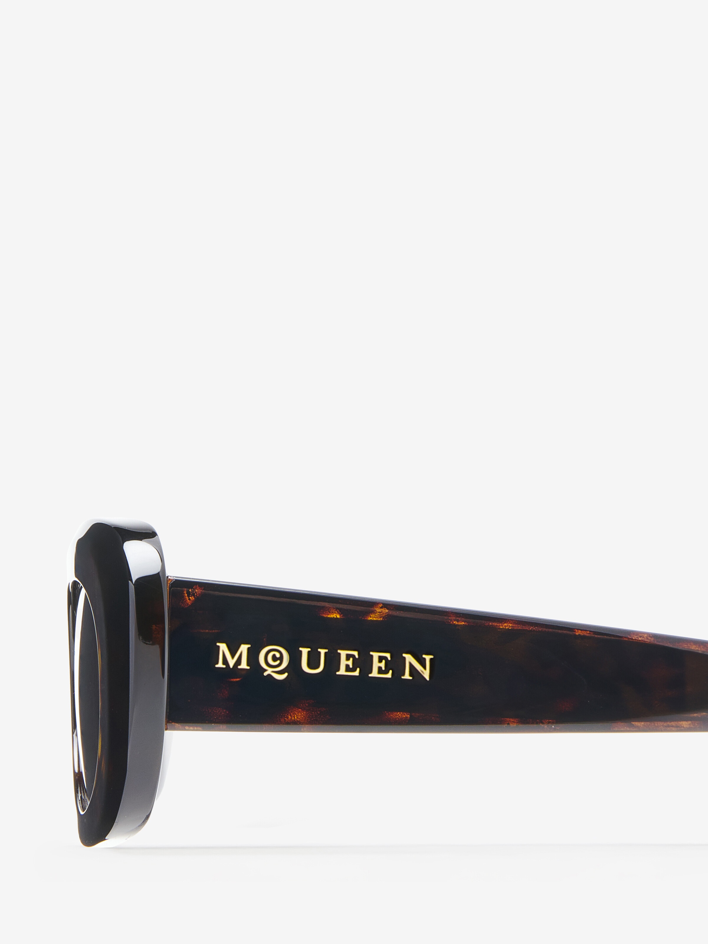 McQueen Logo Oval Sunglasses - 5