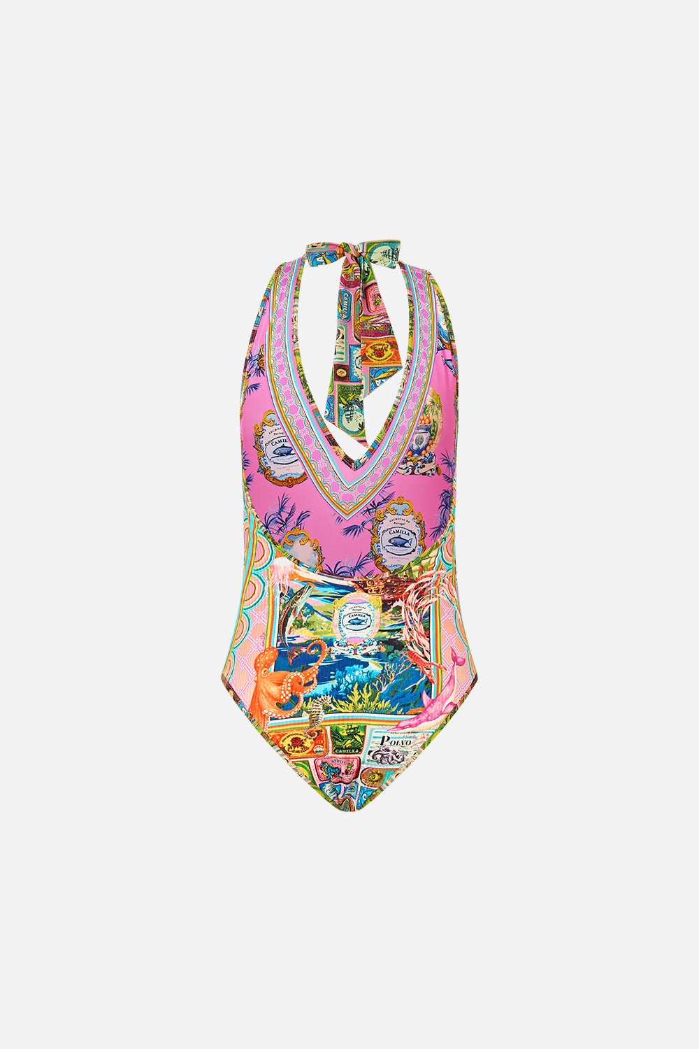 REVERSIBLE BIND EDGE HALTER ONE PIECE - 6