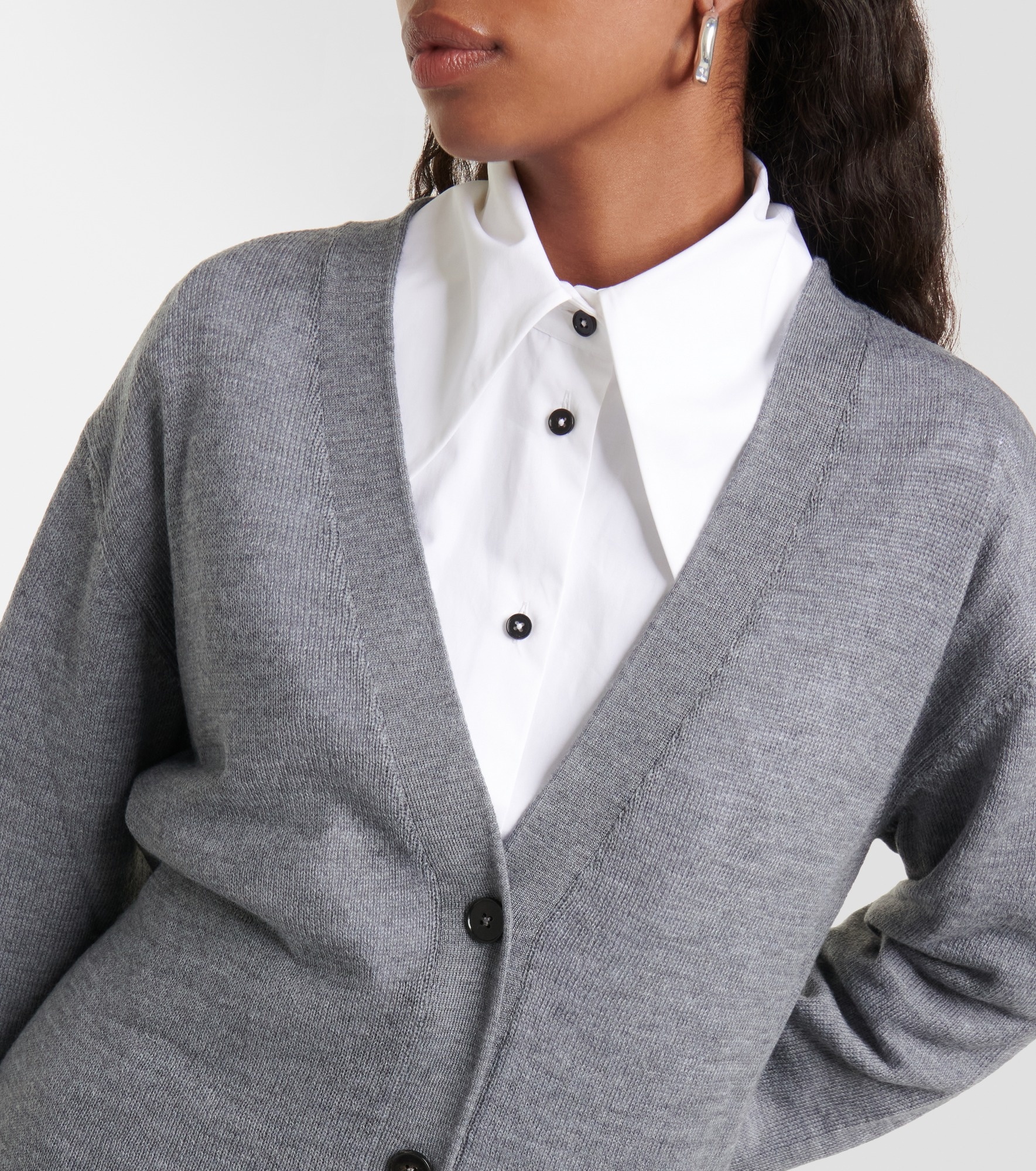Wool cardigan - 4
