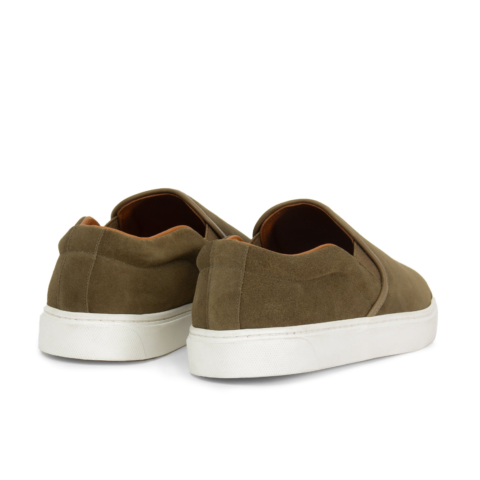 Slip On - Avocado Janus Calf Suede - 3