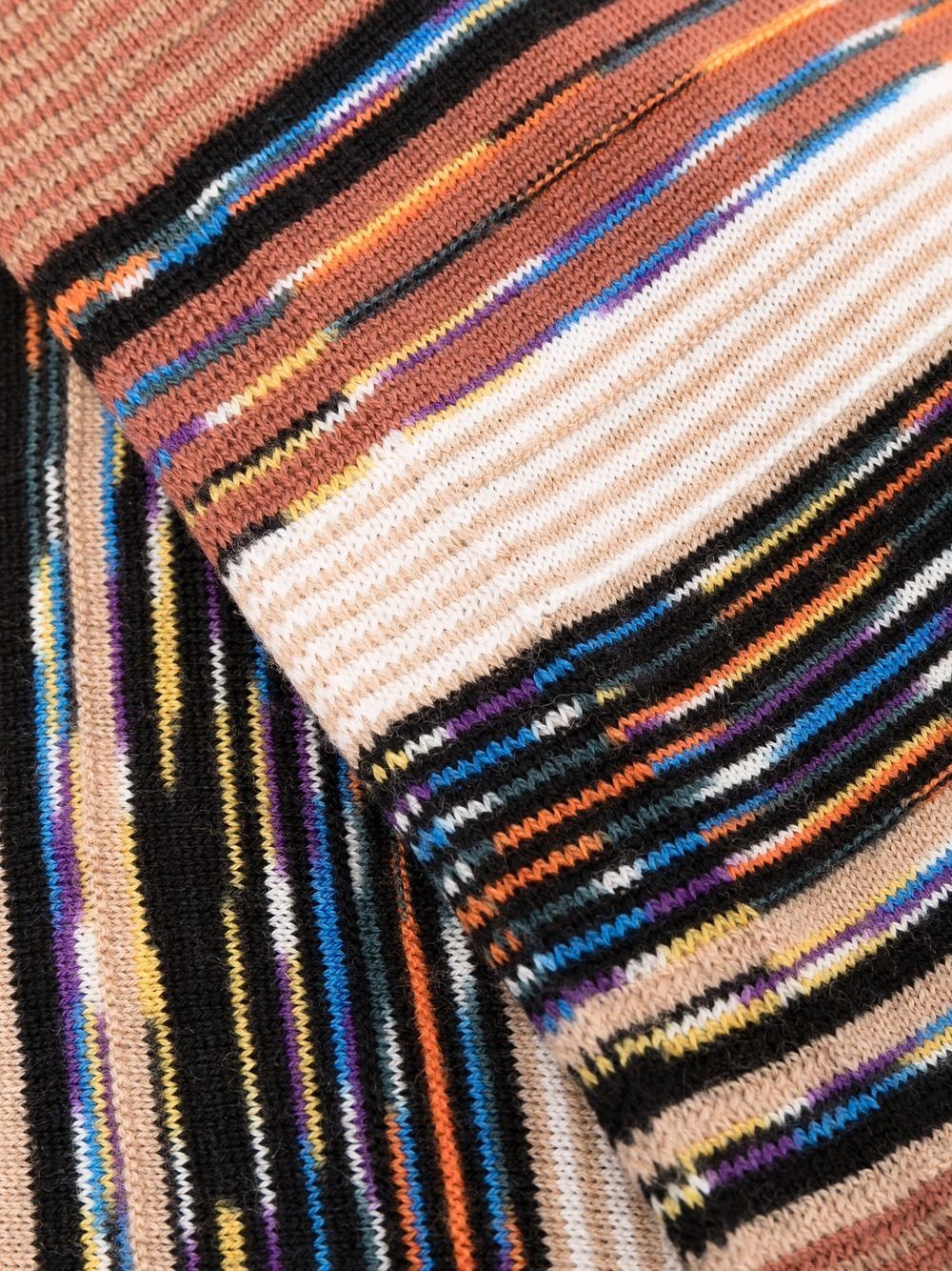 intarsia stripe scarf - 3