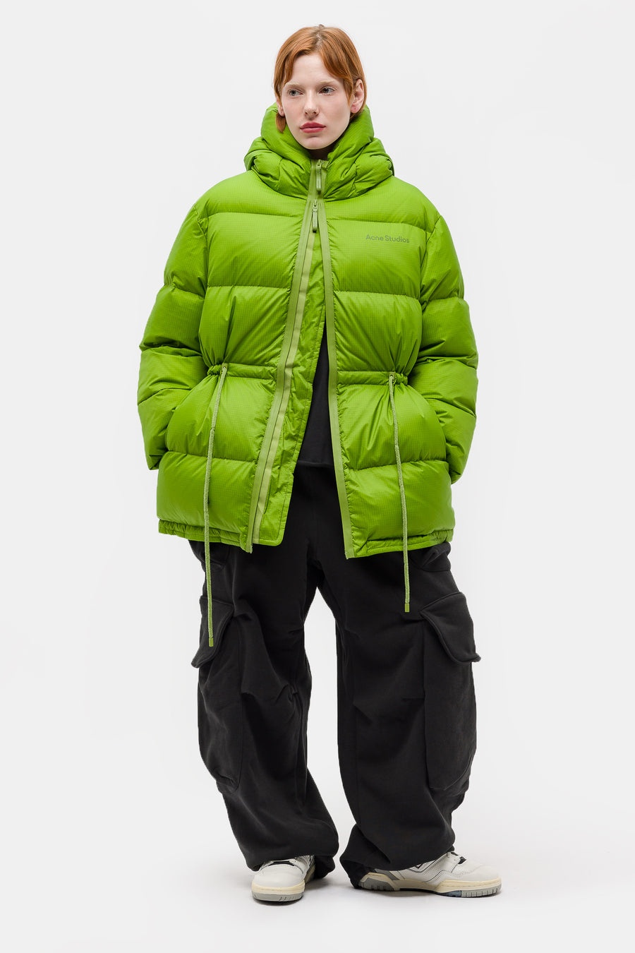 Puffer Jacket in Green - 2