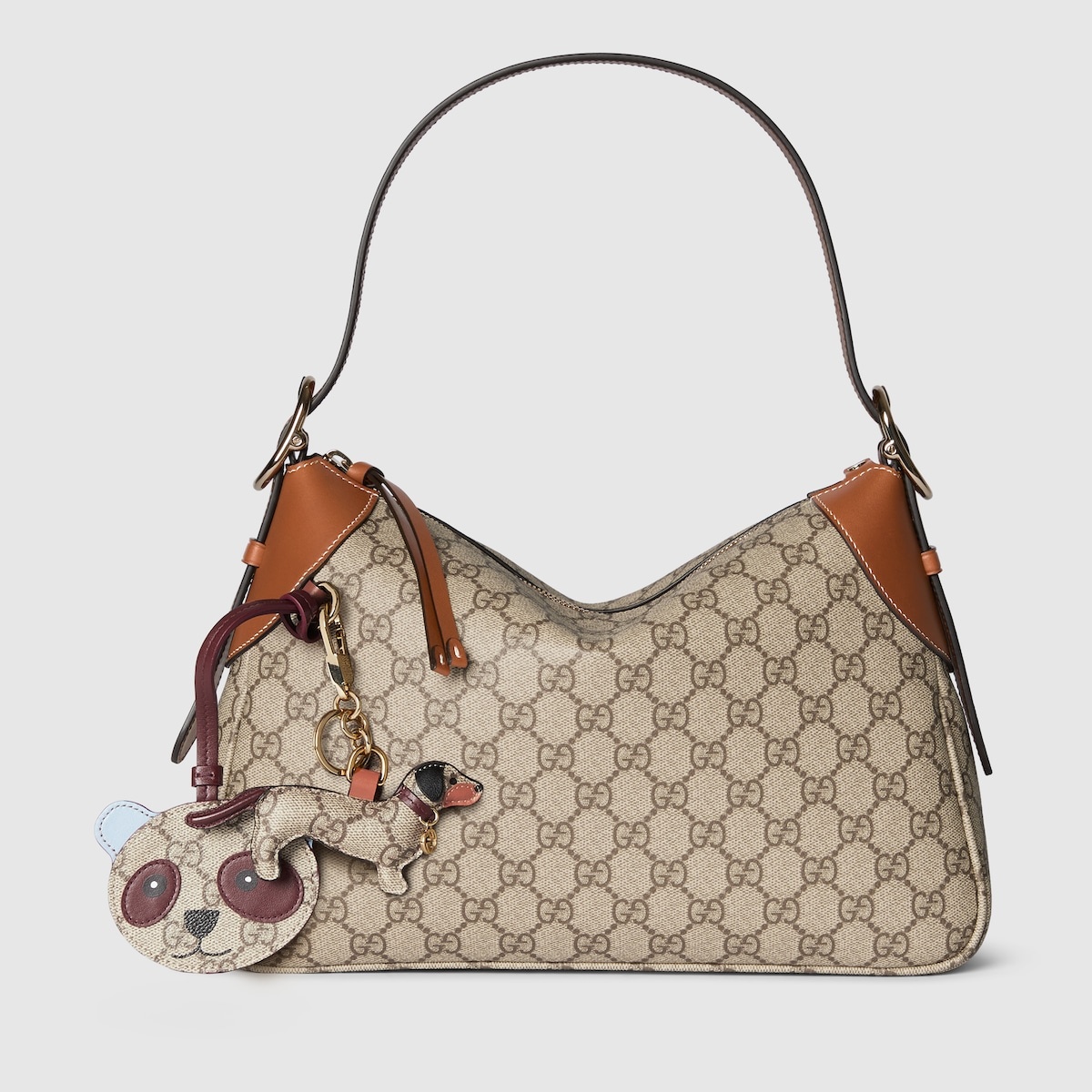 GG Emblem medium shoulder bag - 6