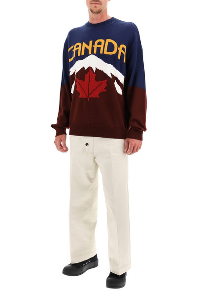 DSQUARED2 CANADA KNIT SWEATER outlook