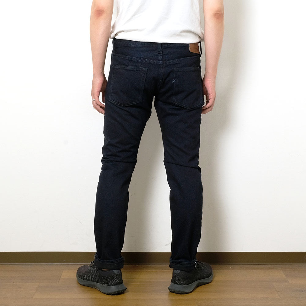 14oz Indigo x Black Denim Slim Tapered - XX-013-IDBK - 14