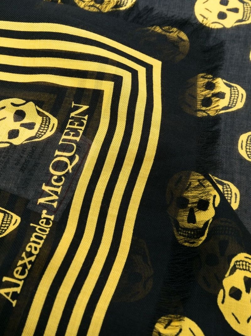 skull-print scarf - 3