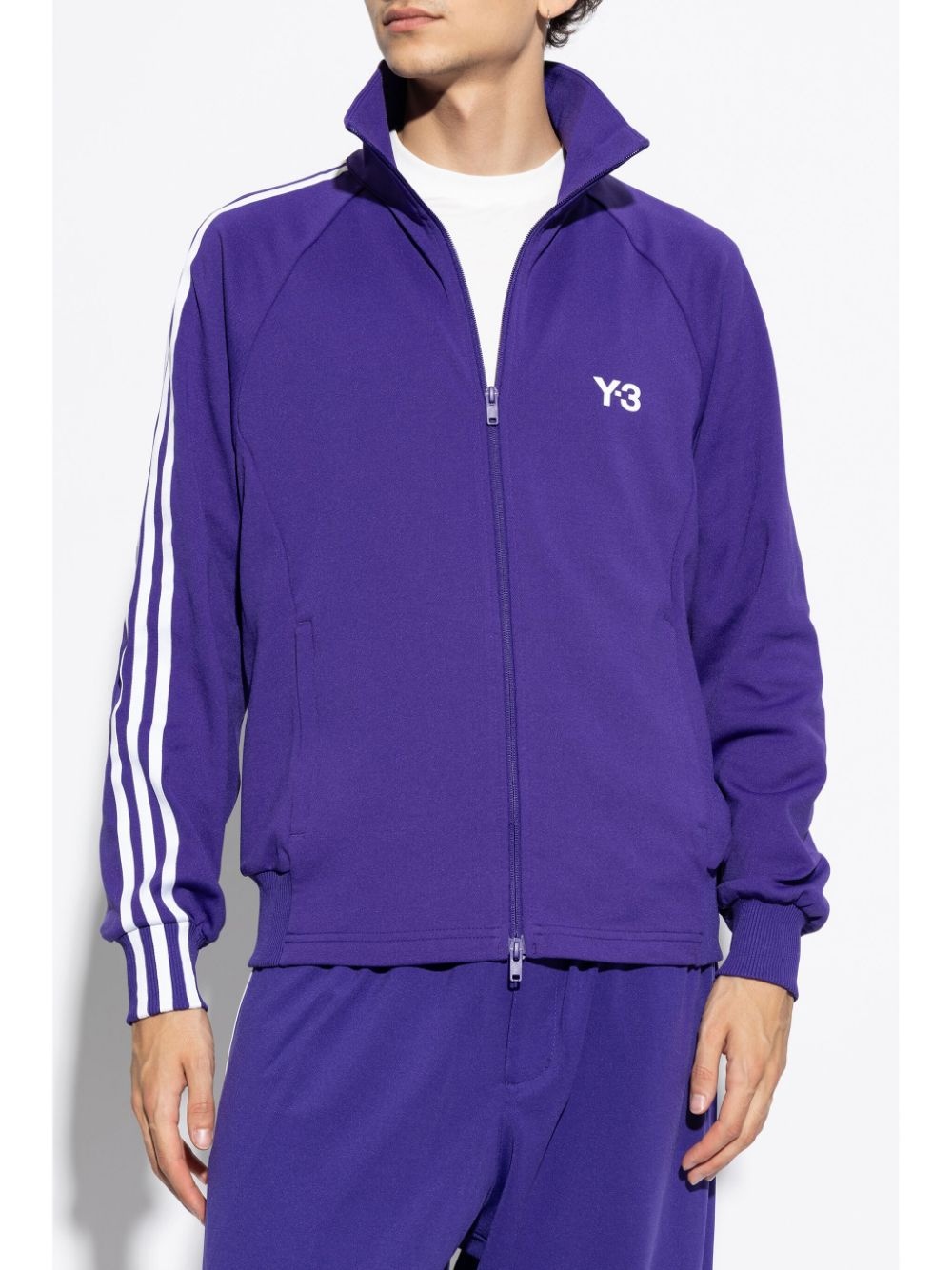3-Stripes logo zipped jacket - 3