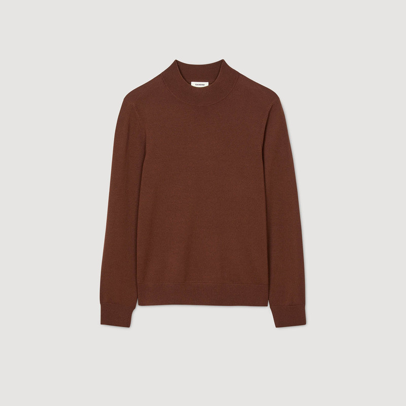 WOOL SWEATER WITH HIGH NECK 1