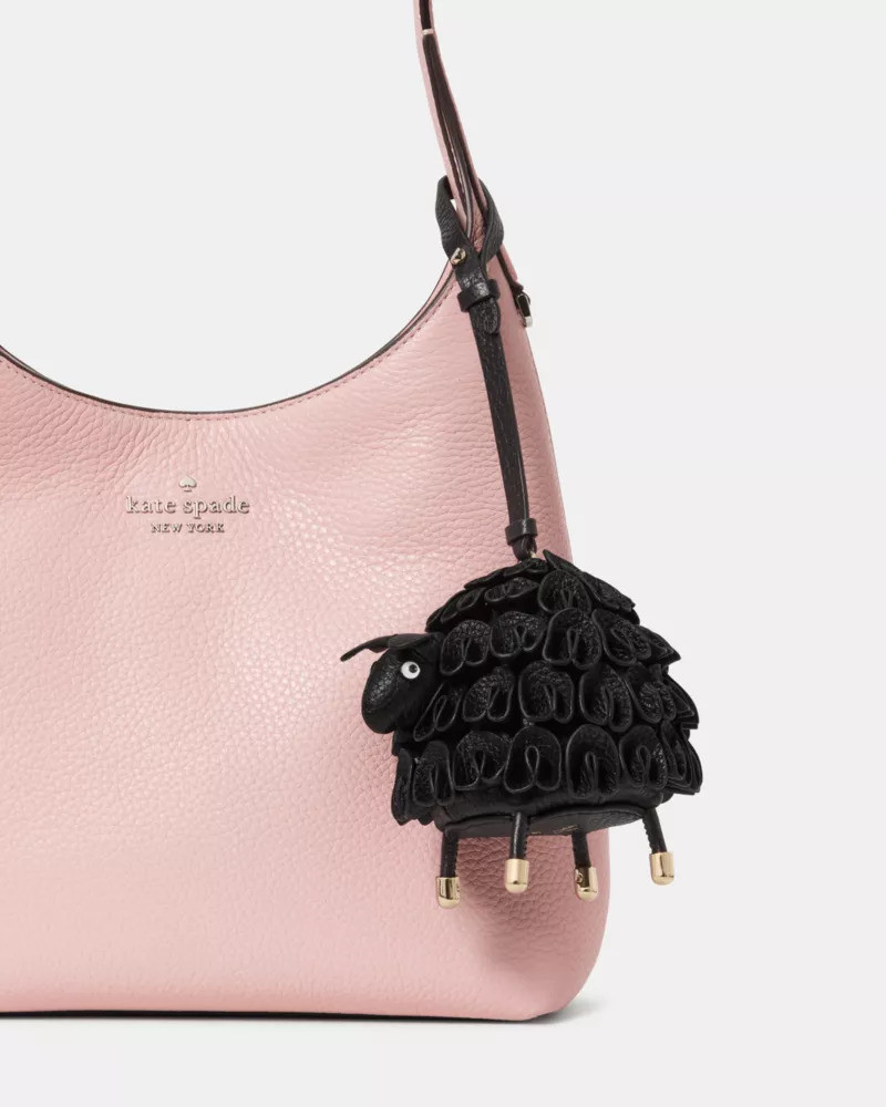 3d Leather Sheep Bag Charm 3