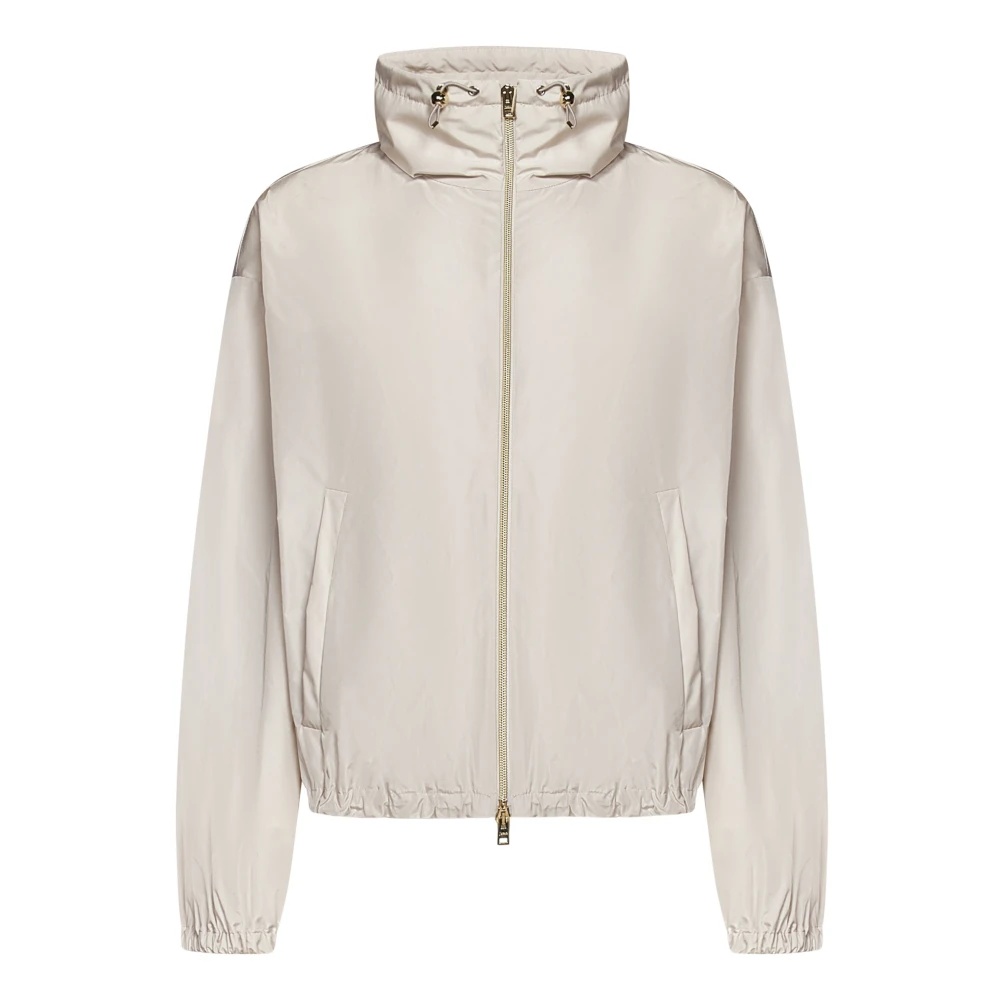 BEIGE CHANTILLY TAFFETA JACKET - 1