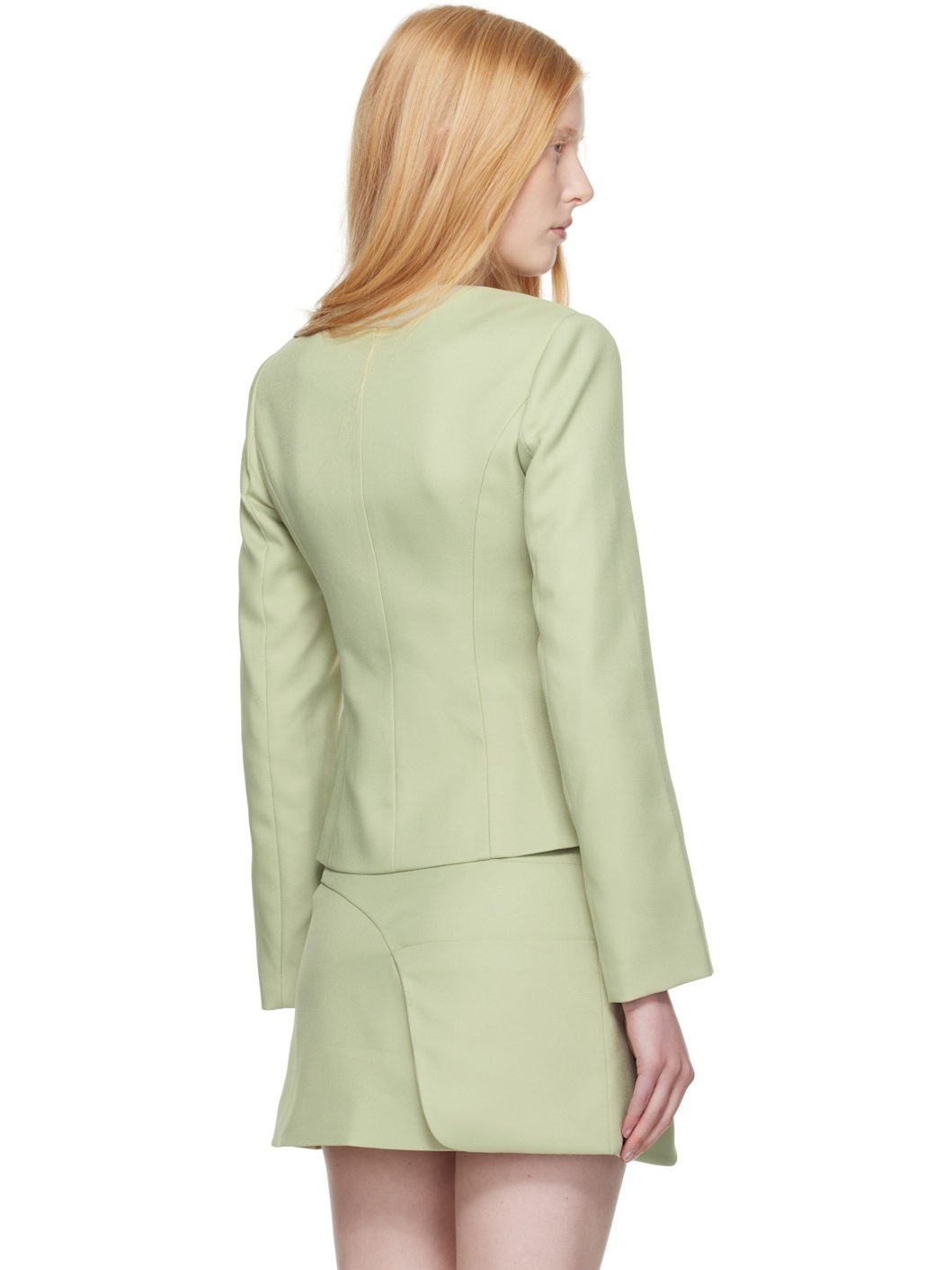 Green Agnes Blazer - 3