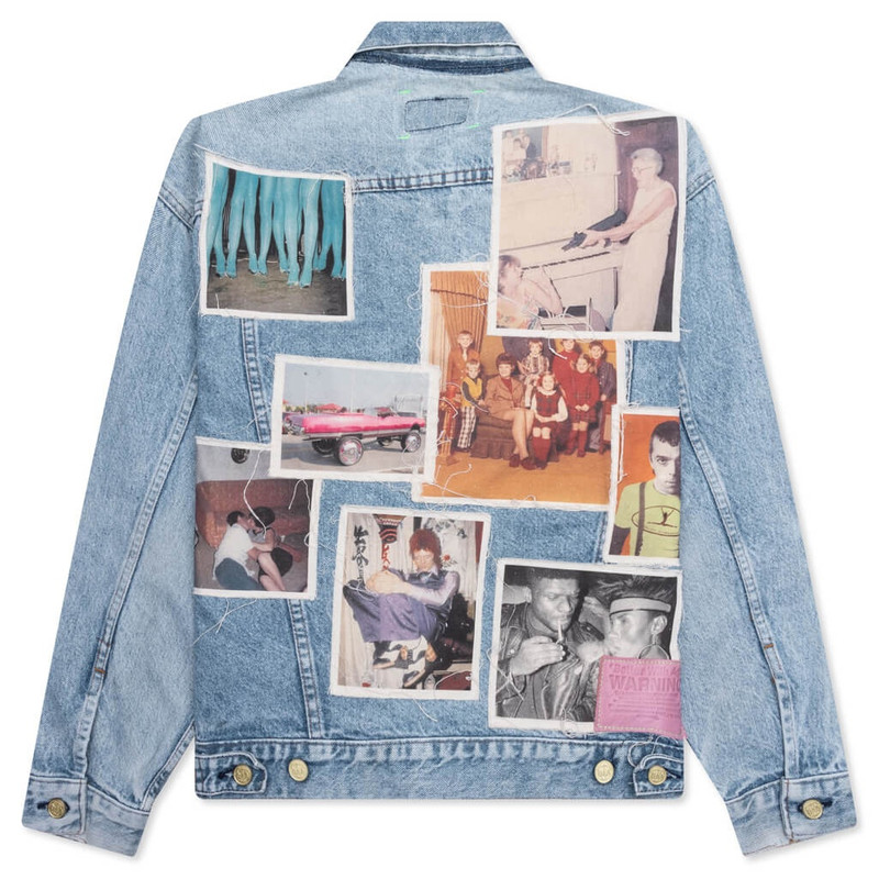 *Better With Age PORTRAIT DENIM JACKET - MULTI outlook