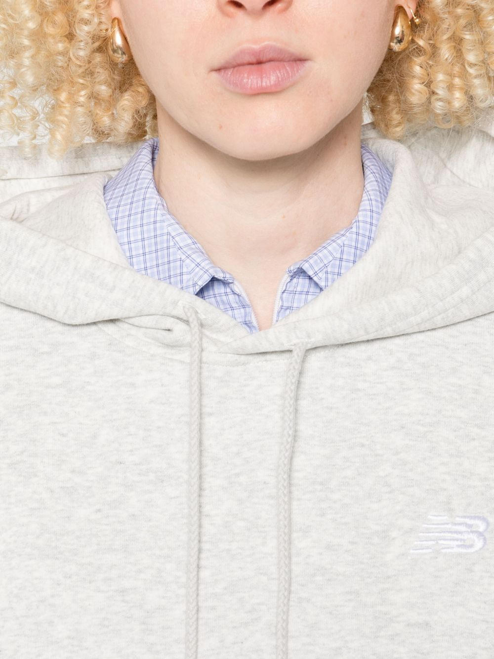 logo-embroidered hoodie - 5