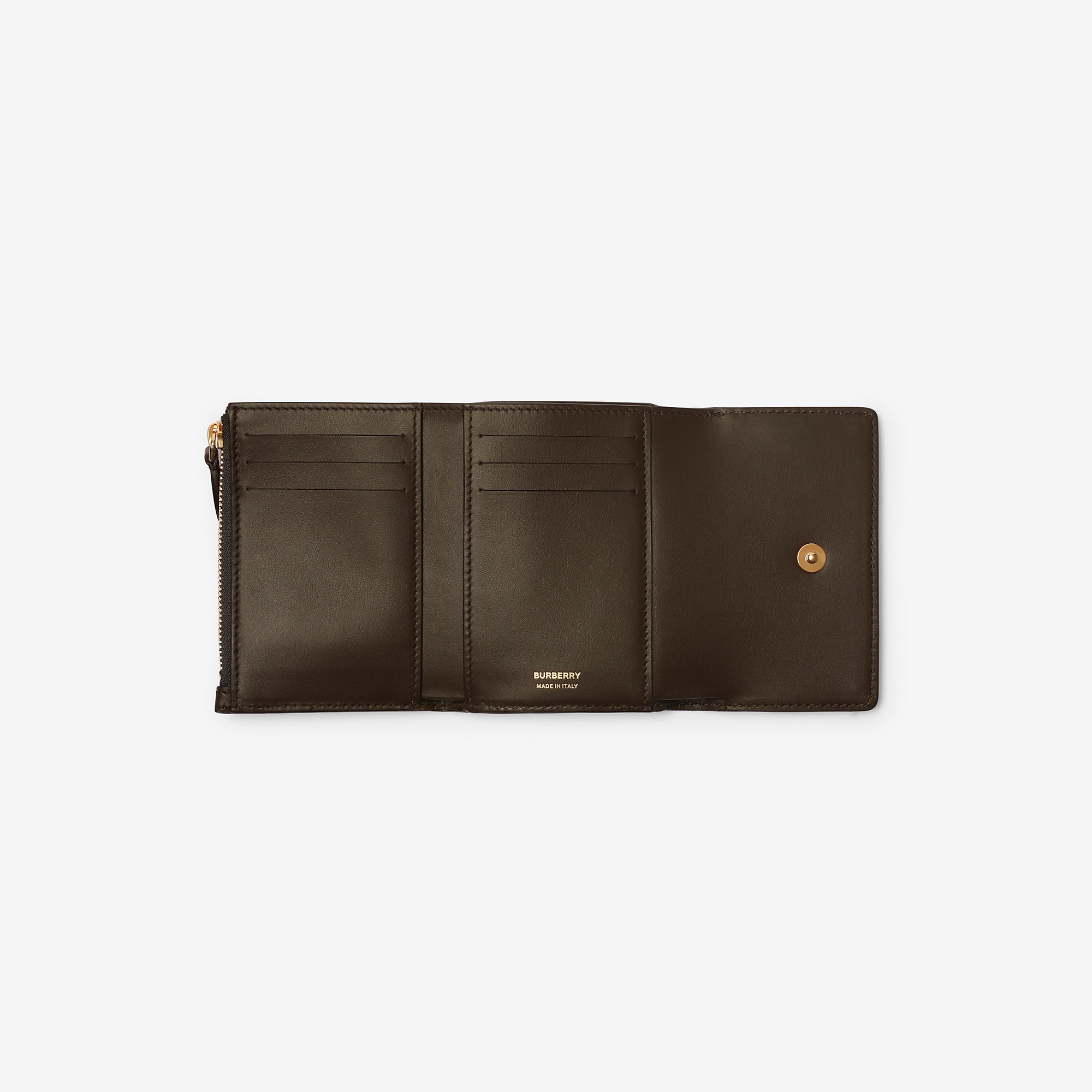 Small Check Folding Wallet - 2