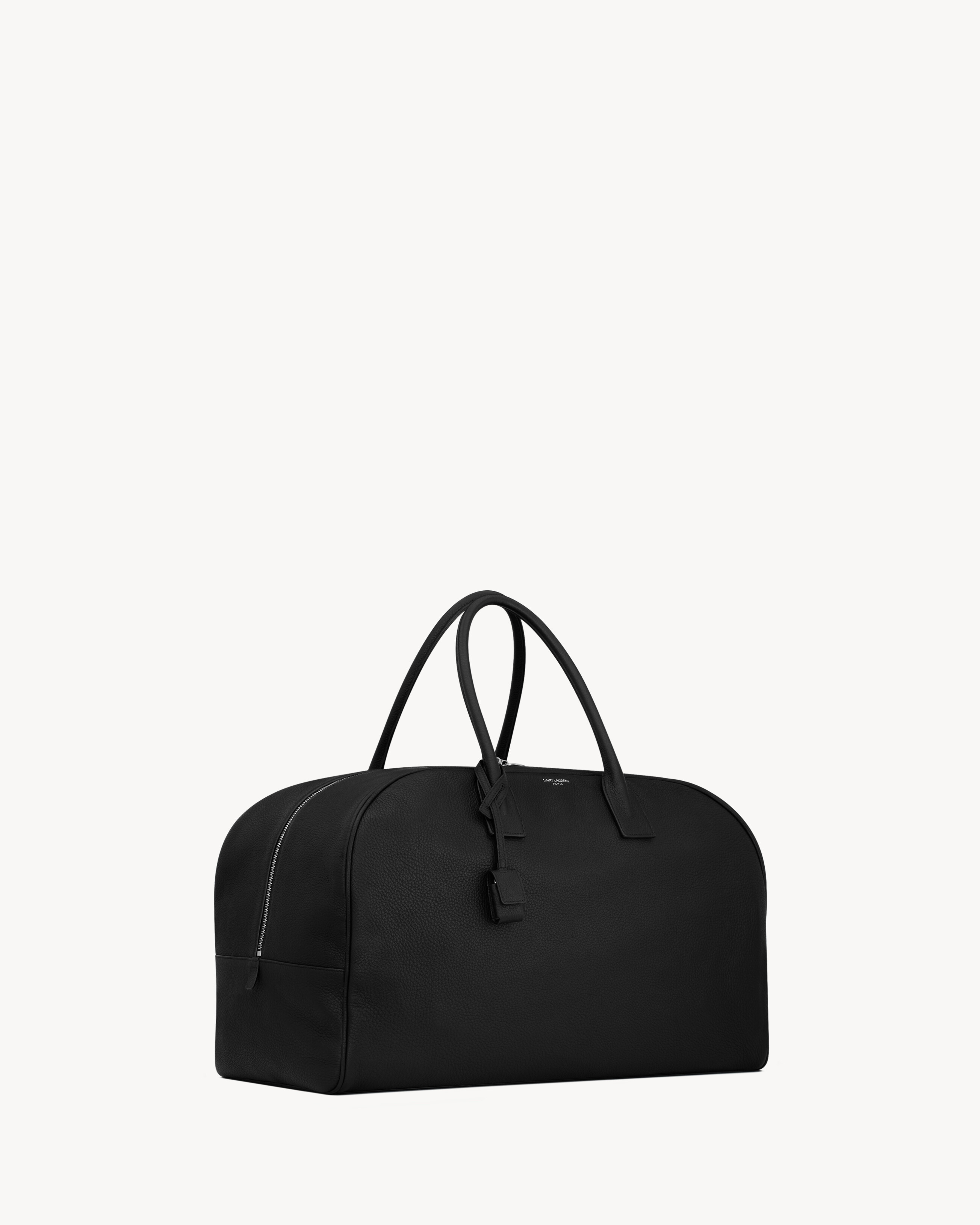 BOWLING DUFFLE BAG IN GRAINED LEATHER - 4