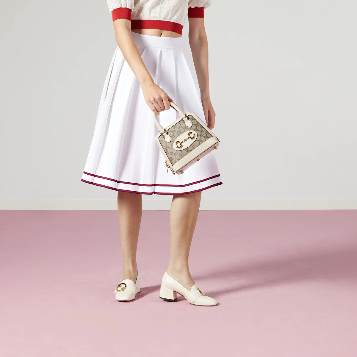 Gucci Horsebit 1955 mini top handle bag - 3