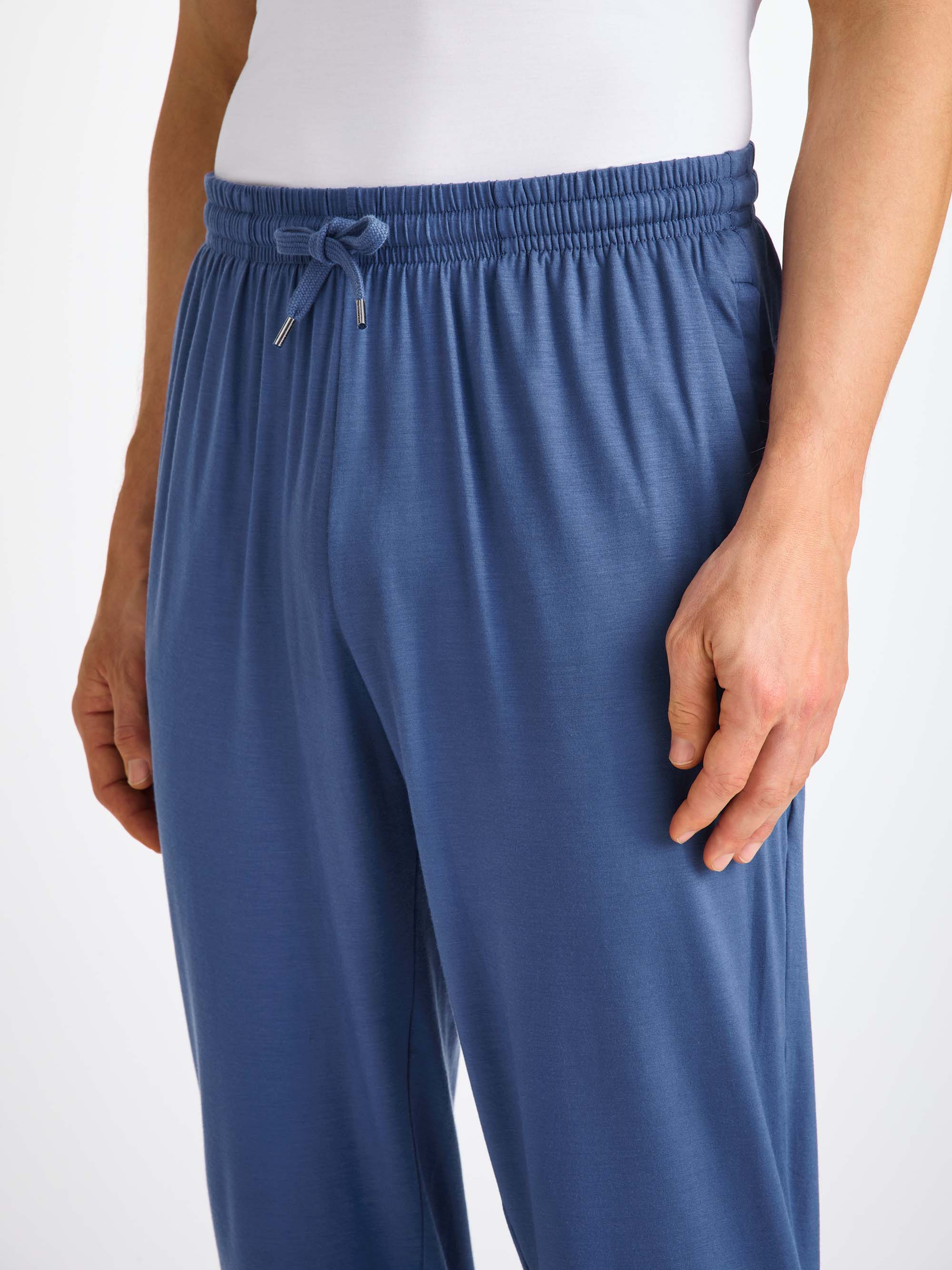 Men's Track Pants Basel Micro Modal Stretch Sapphire - 5