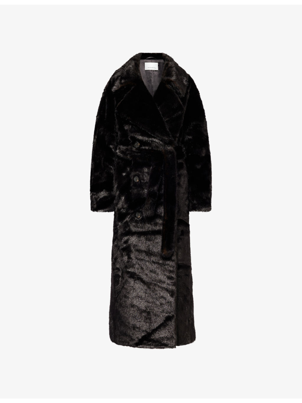 Joni Notched-Lapel Faux-Fur Coat - 1