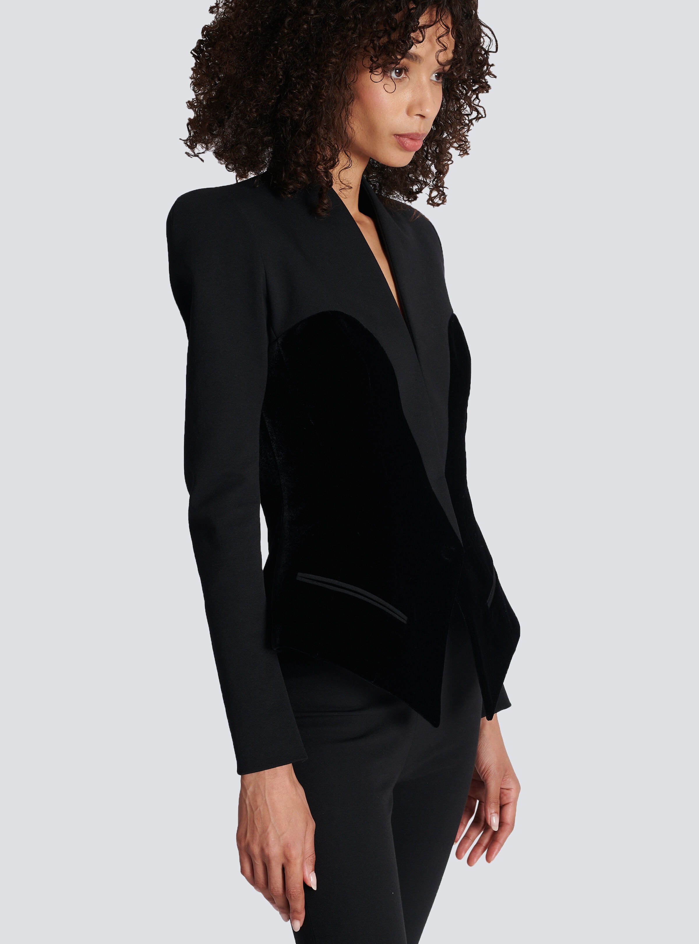 Slim-fitting bustier jacket - 9