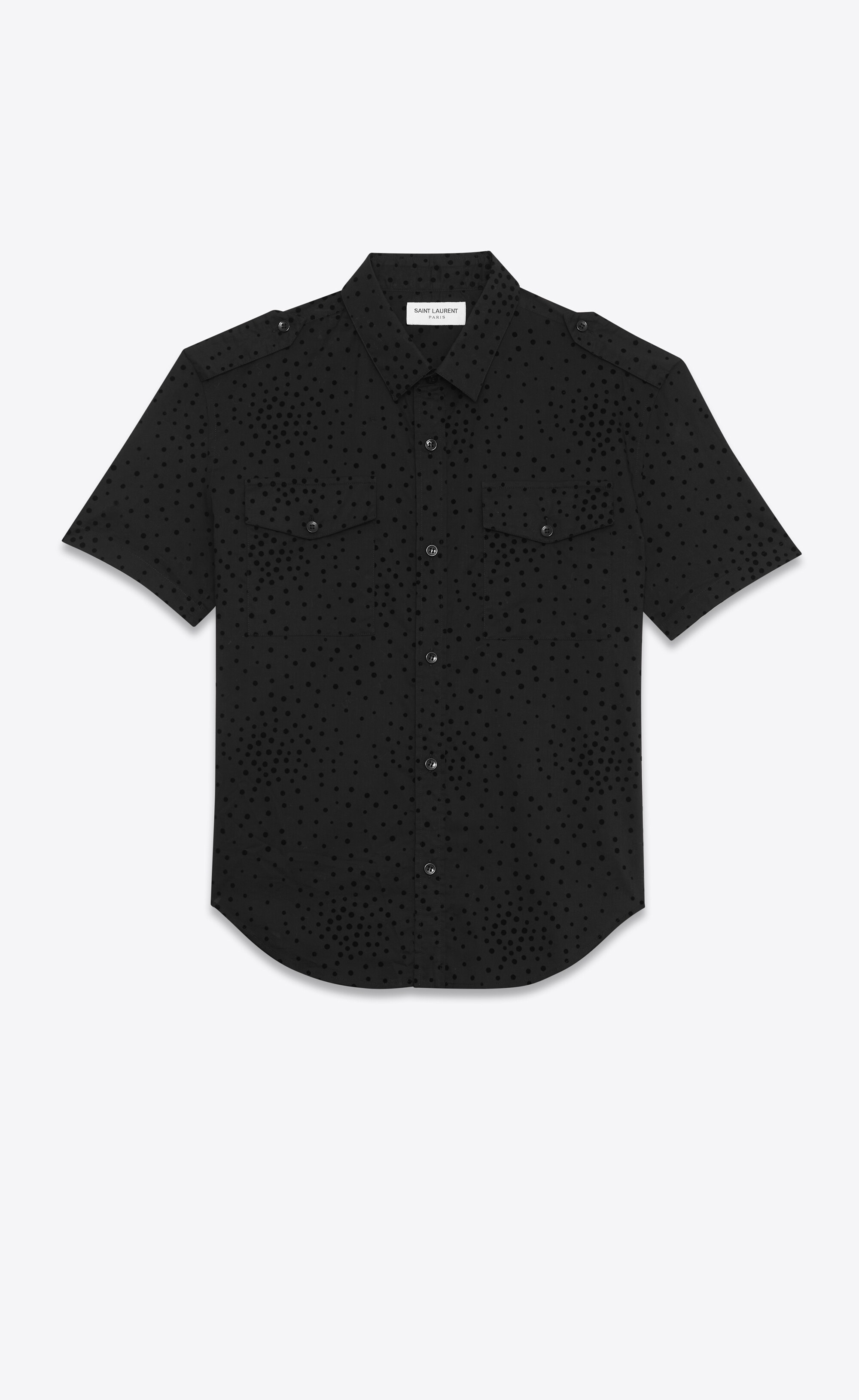 shirt in dotted cotton - 1