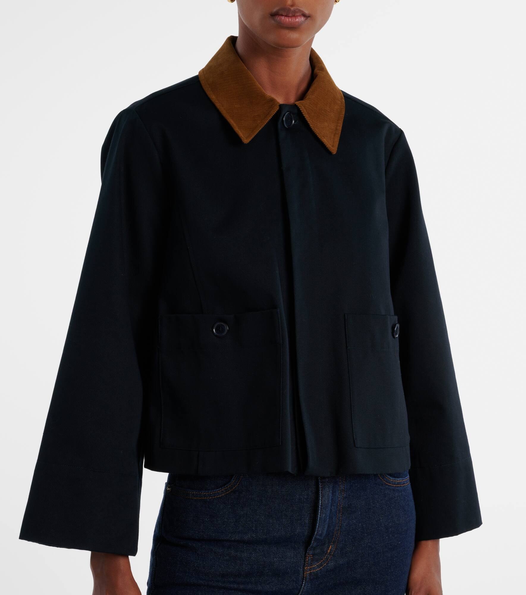 Small cotton trench jacket - 6