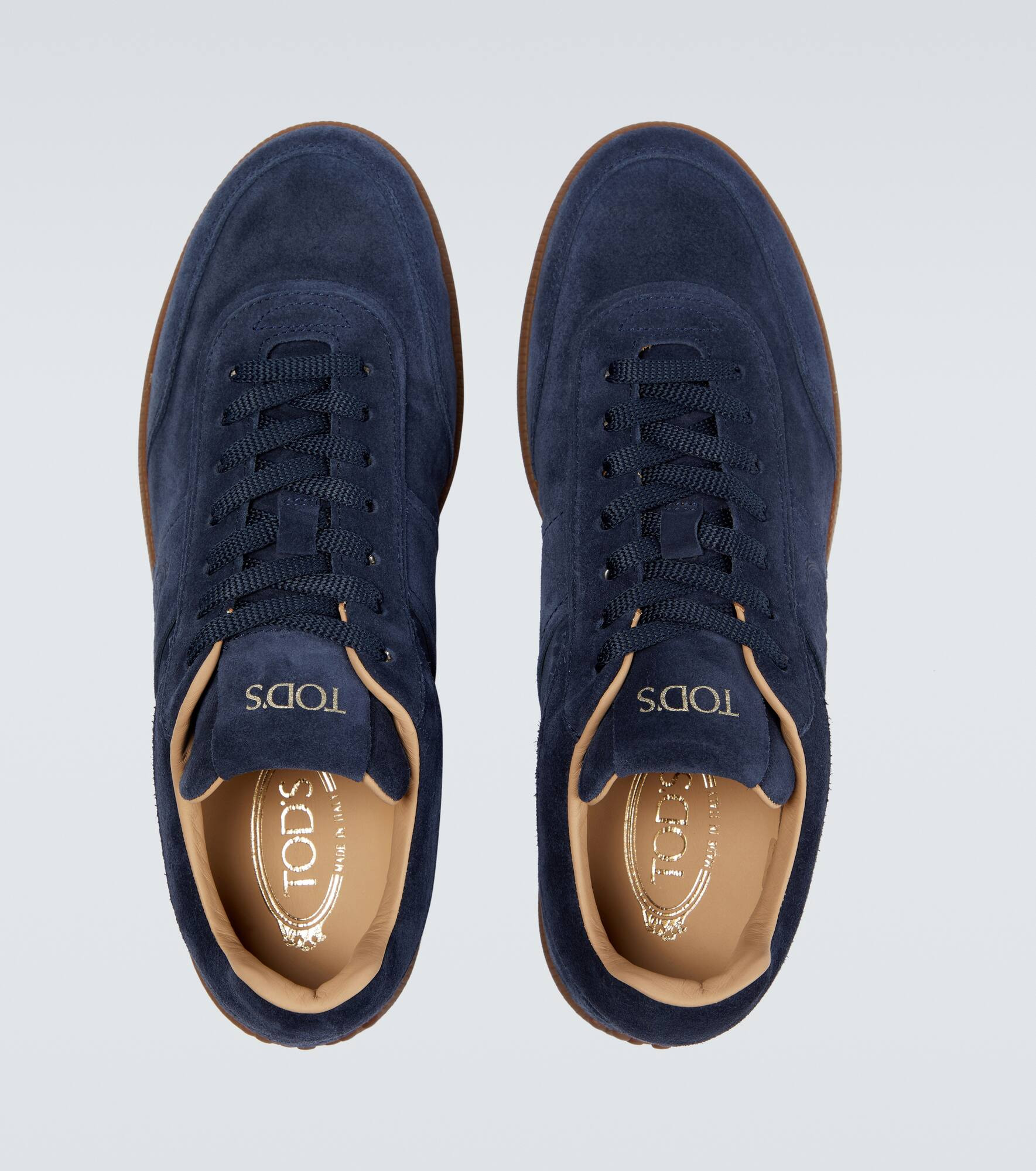 Tabs suede low-top sneakers - 4