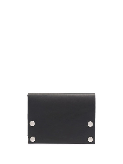 Jil Sander folded leather cardholder outlook