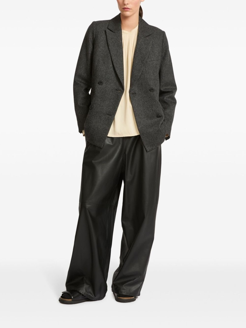 Yves Salomon double breasted blazer outlook