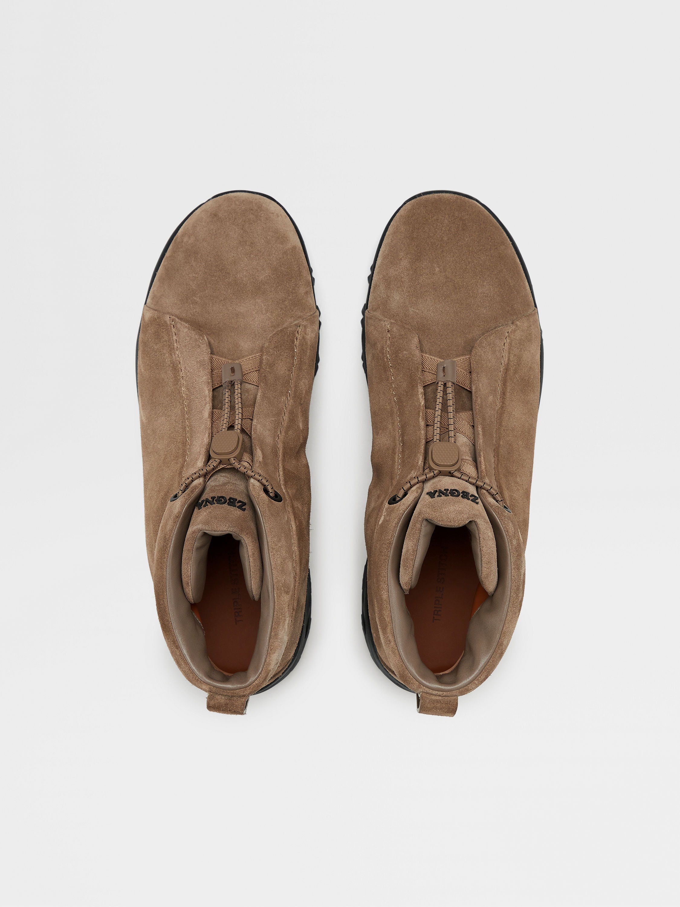 BEIGE SUEDE TRIPLE STITCH™ VETTA SNEAKERS - 3