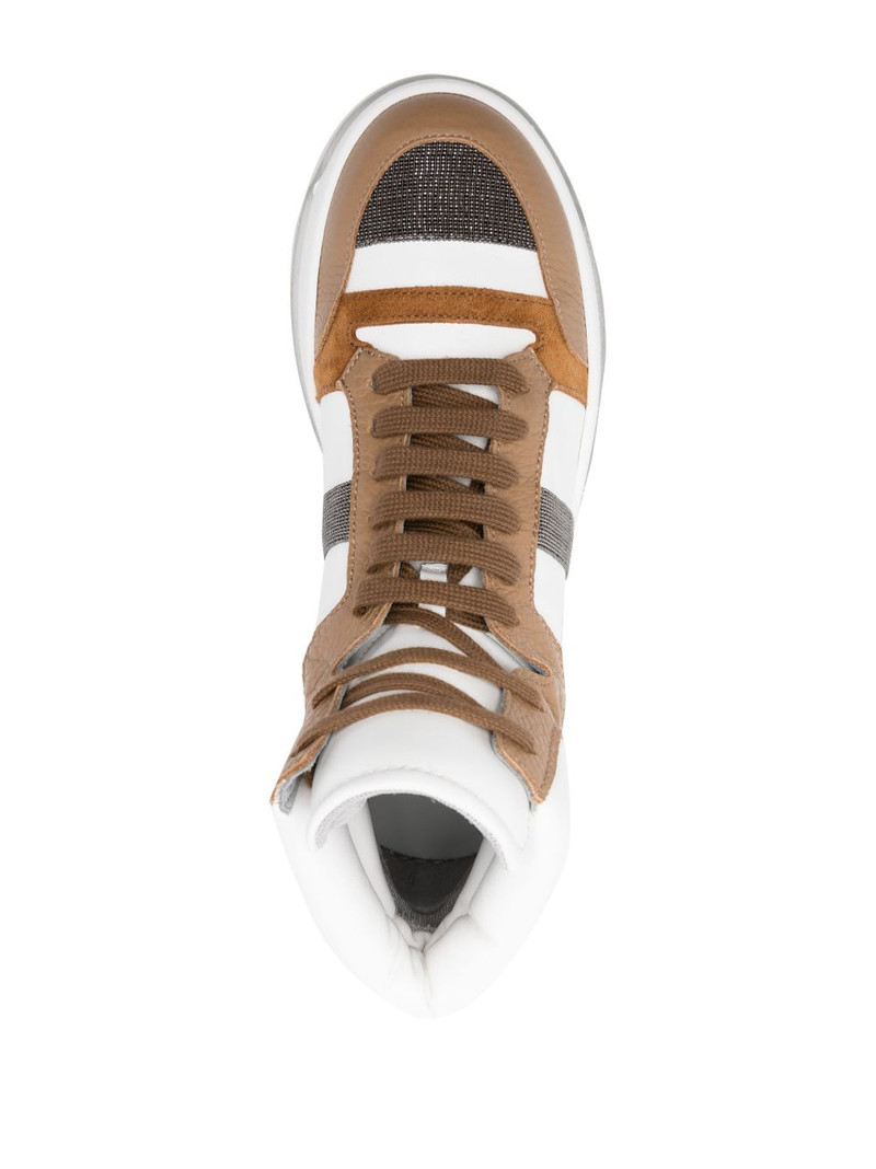 high-top lace-up sneakers 4