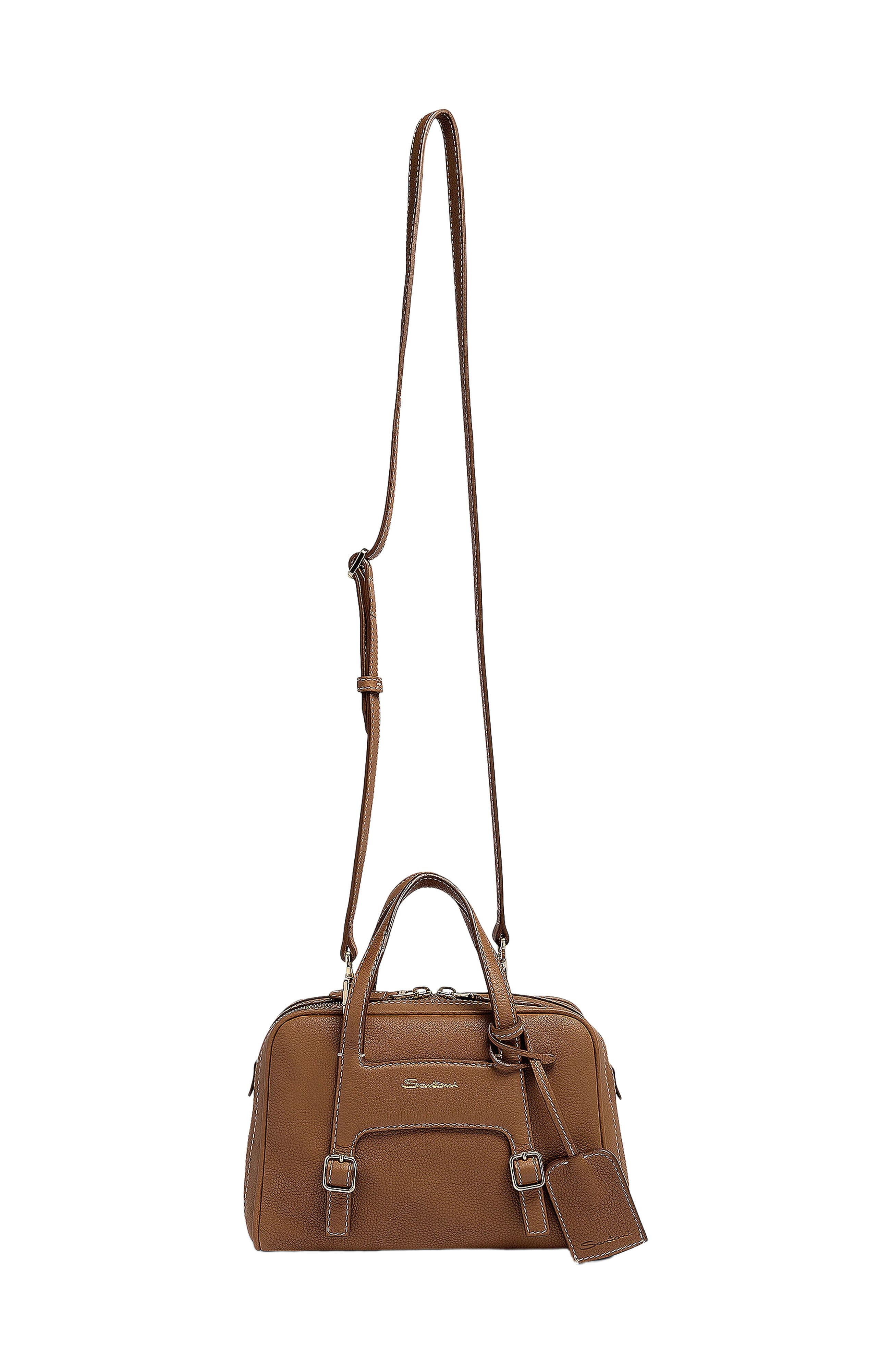 Santoni Light brown leather handbag at Nordstrom - 4