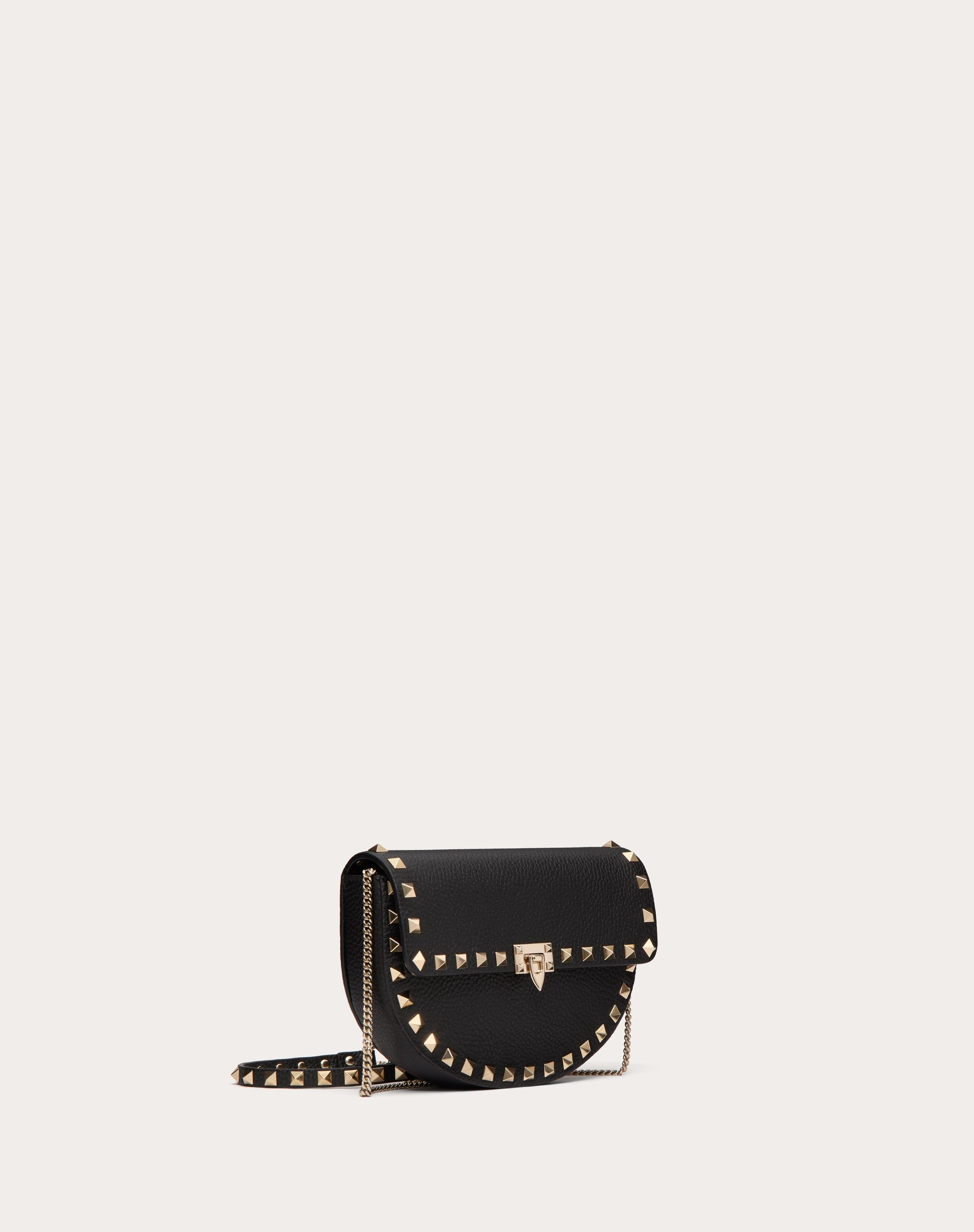 MINI ROCKSTUD CROSSBODY BAG IN GRAINY CALFSKIN - 3