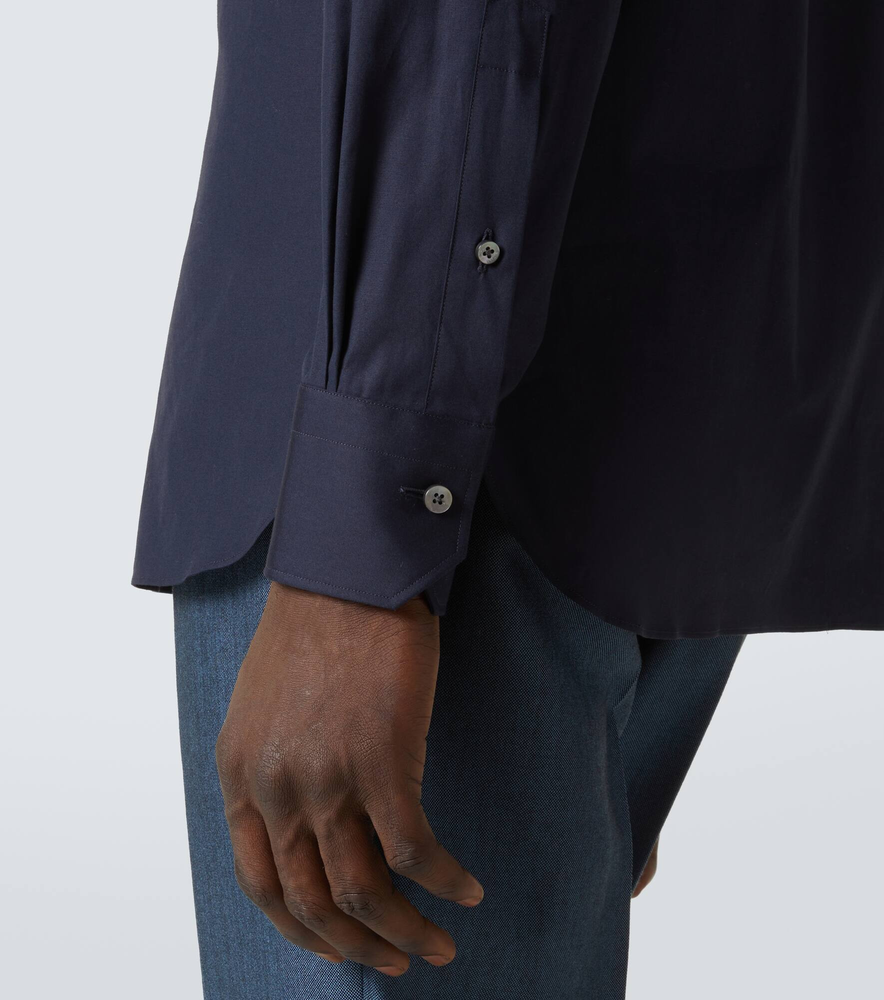 Cotton-blend shirt - 6