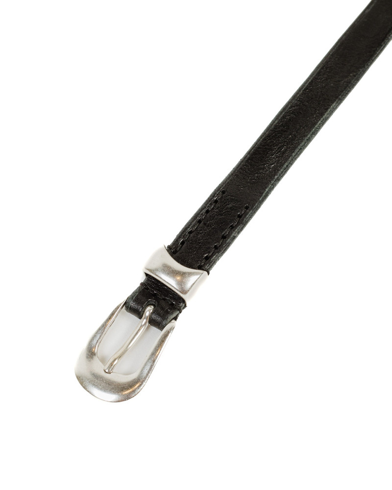 Our Legacy Belt 2CM Black Leather outlook