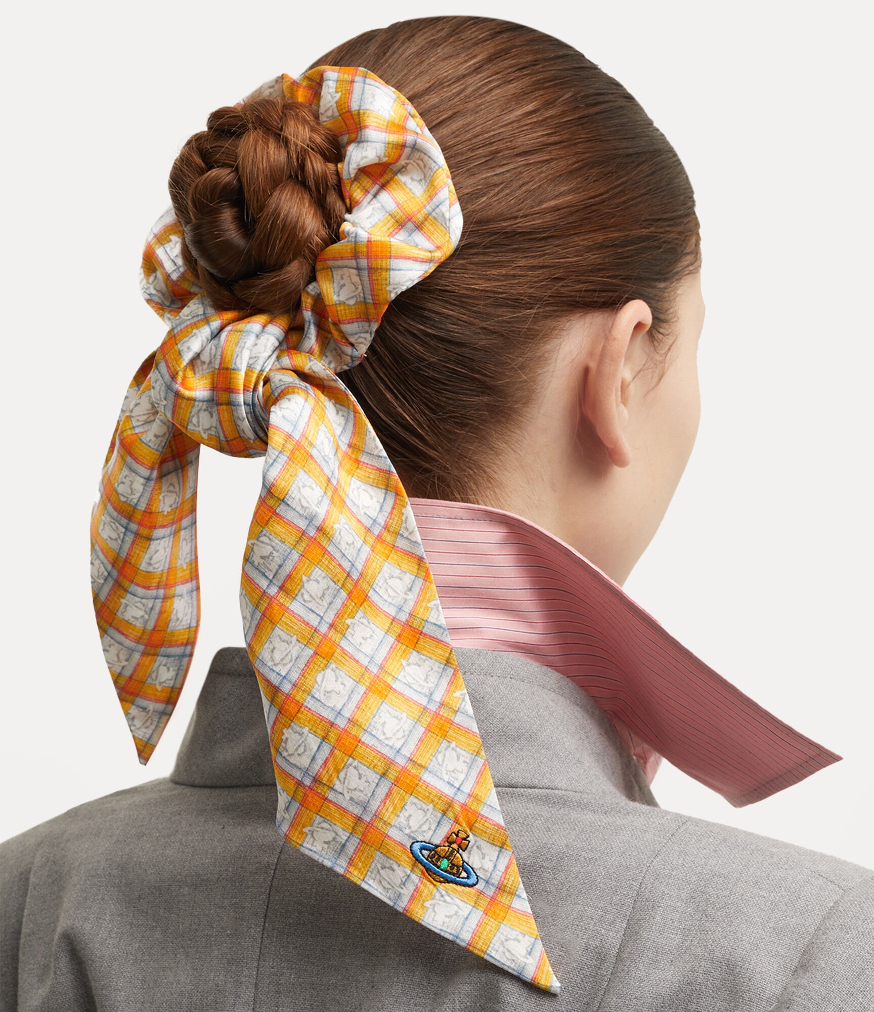 CHECK ORB SCRUNCHIE - 2