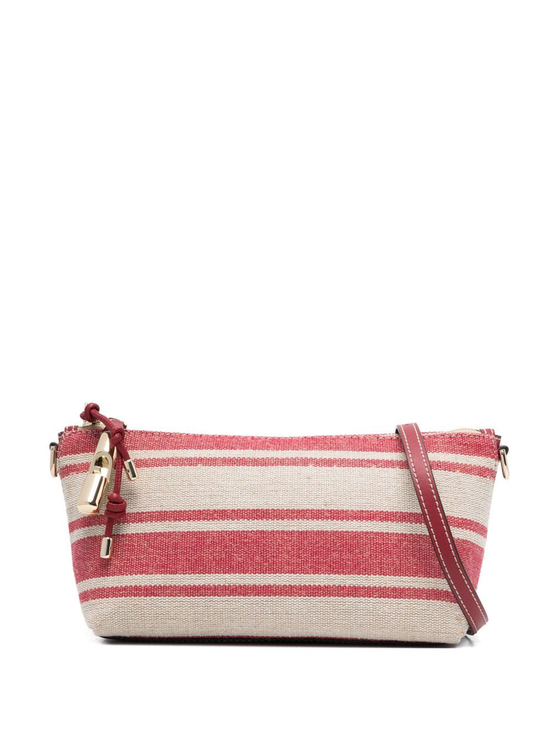 striped padlock shoulder bag 1