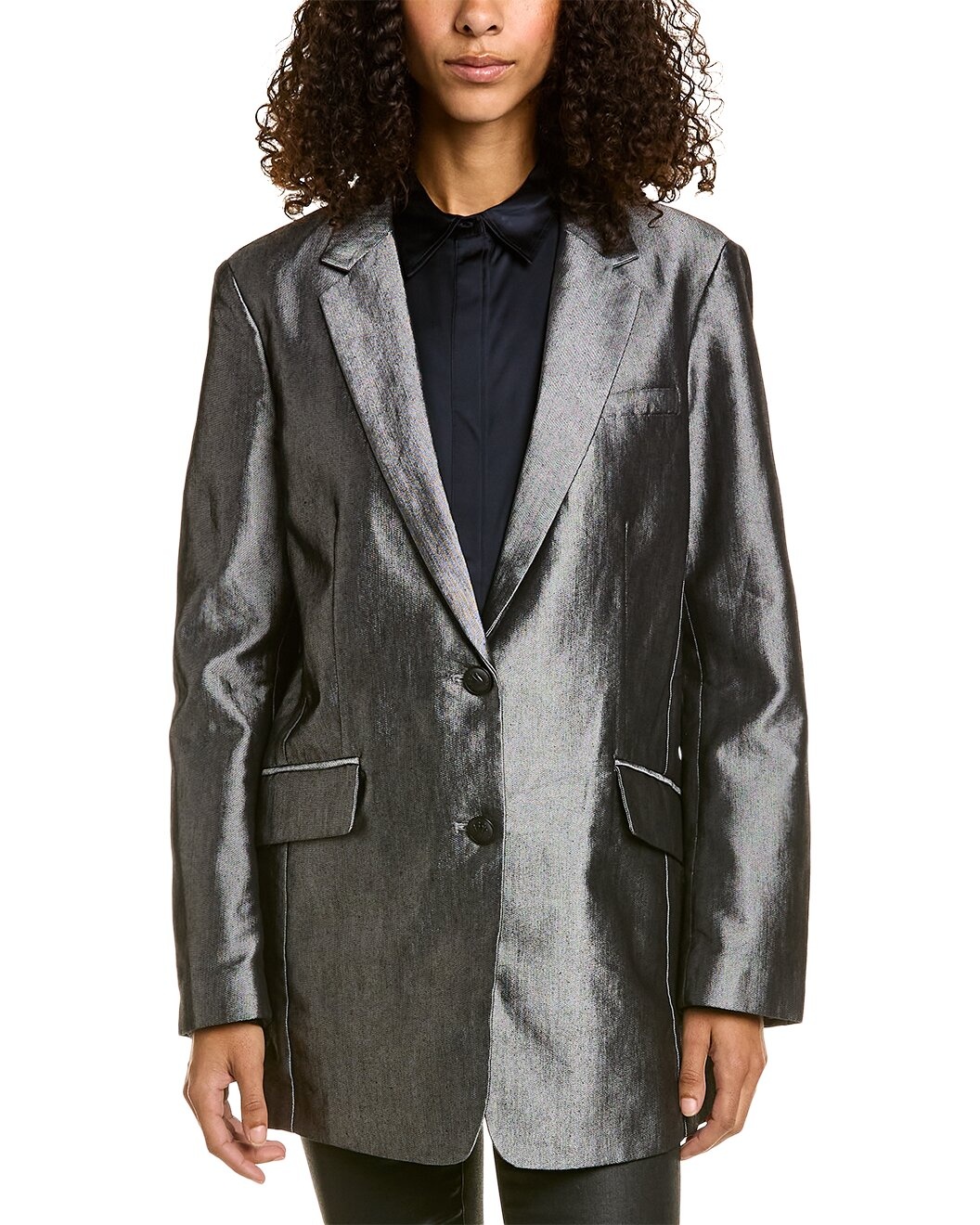 rag & bone Charles Shine Blazer - 3