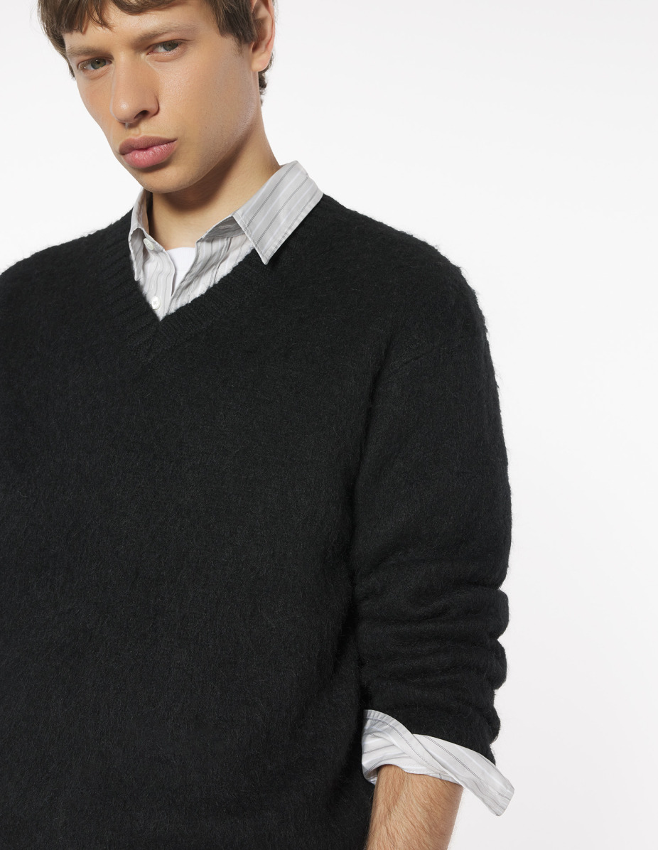 BRUSHED MOHAIR COMFORT JUMPER - 4