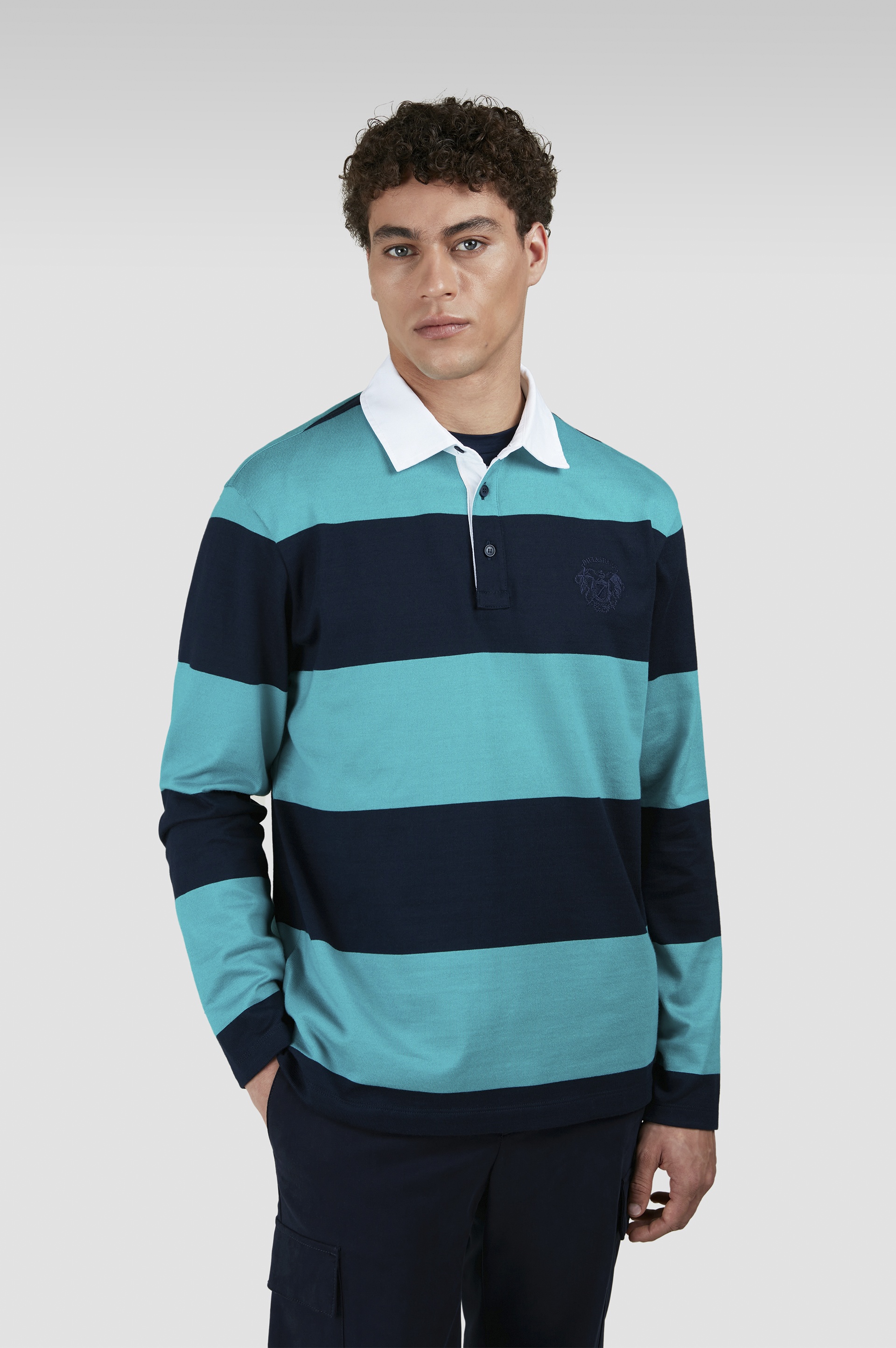 POLO RUGBY IN PEARL COTTON JERSEY - 6