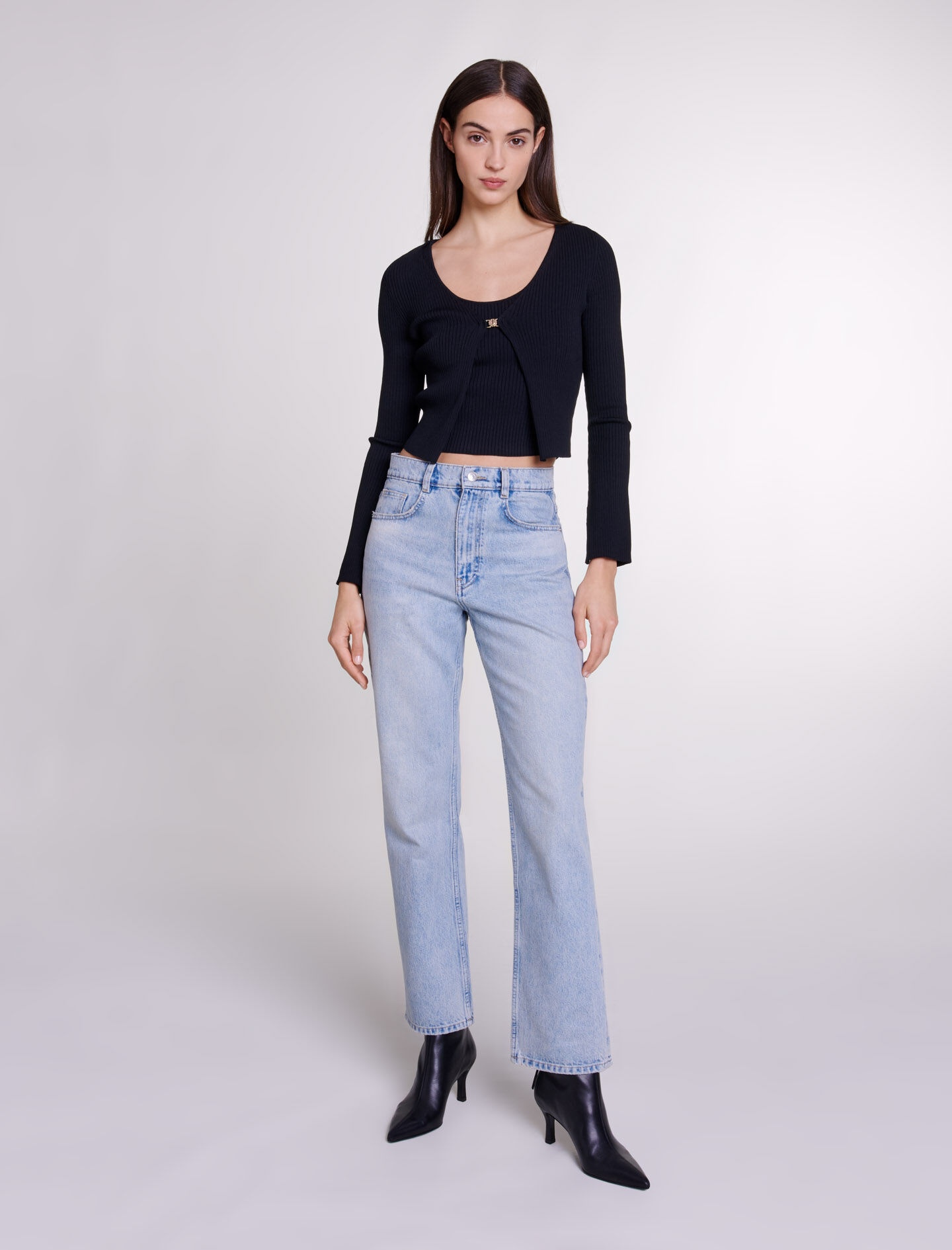 Stretch knit twin set - 2