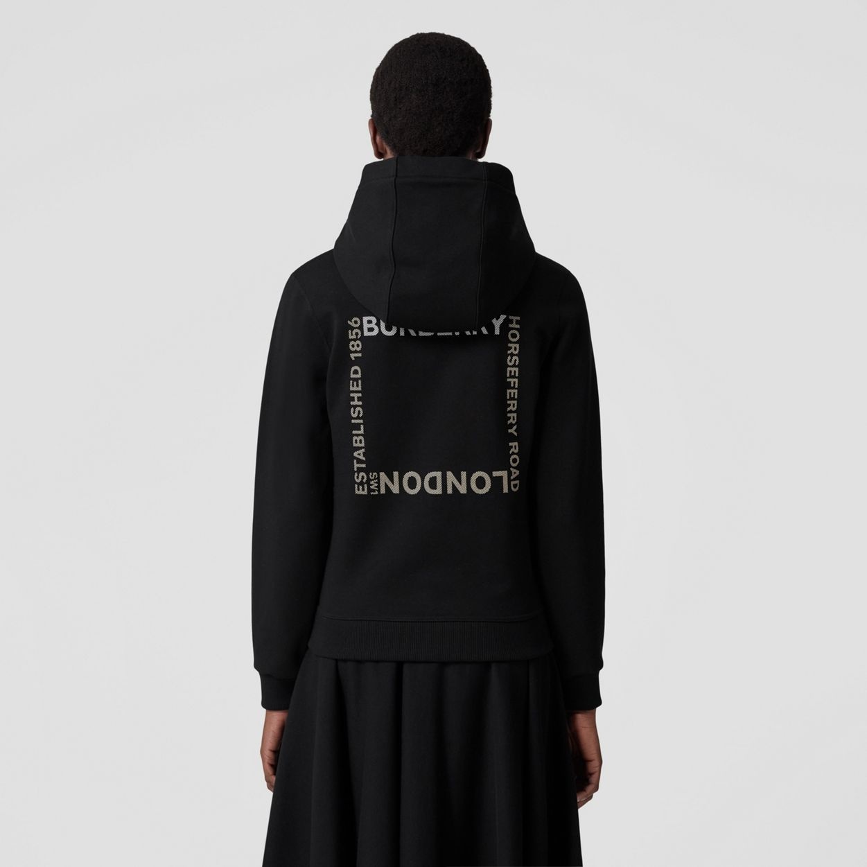 Horseferry Square Print Cotton Hoodie - 4