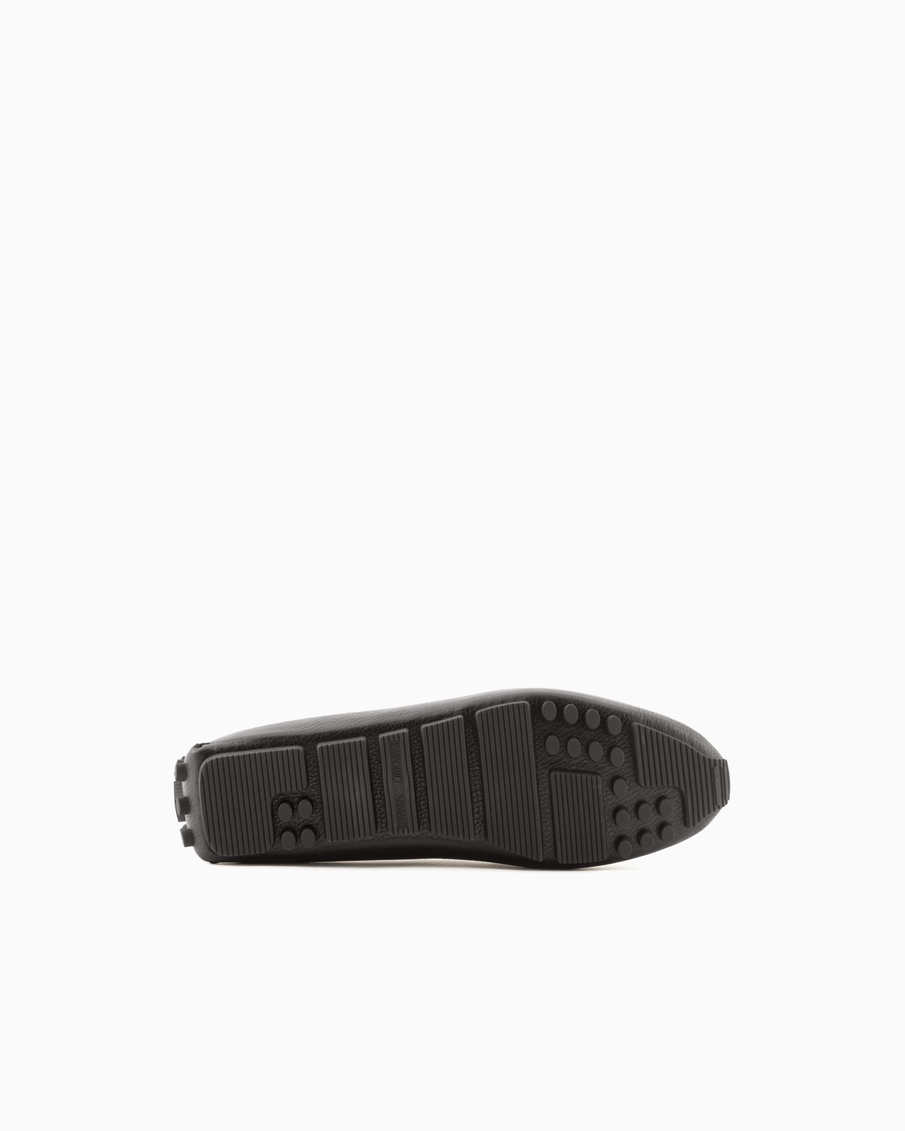 Pebbled leather driving loafers with stirrup bar - 6