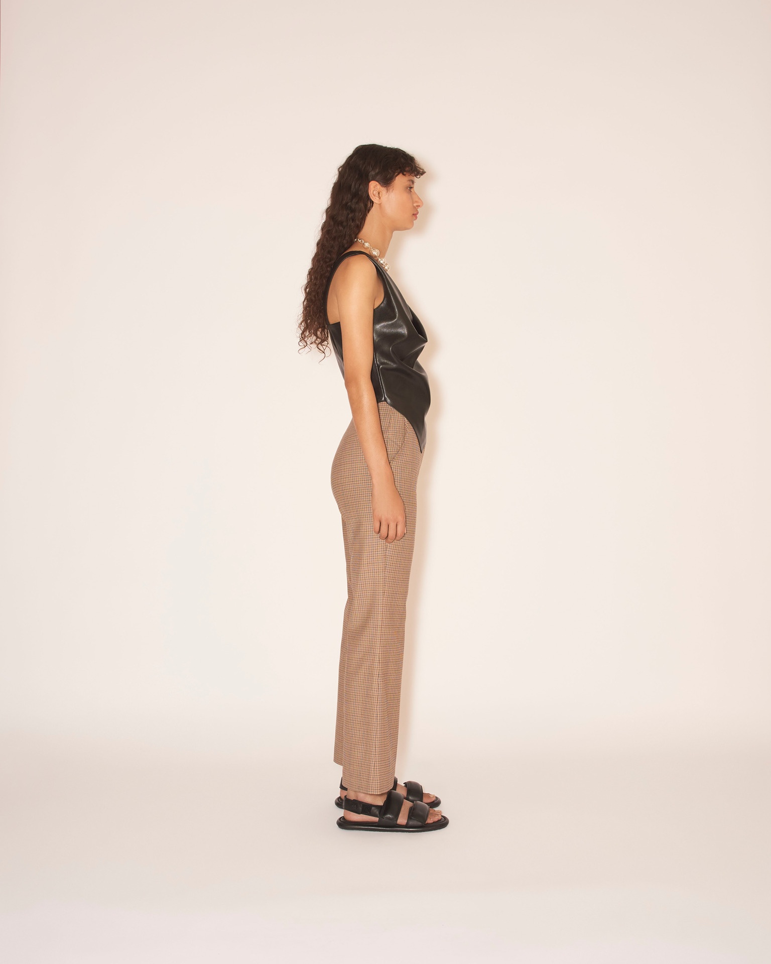 KYMA - Tailored trousers - Camel - 4