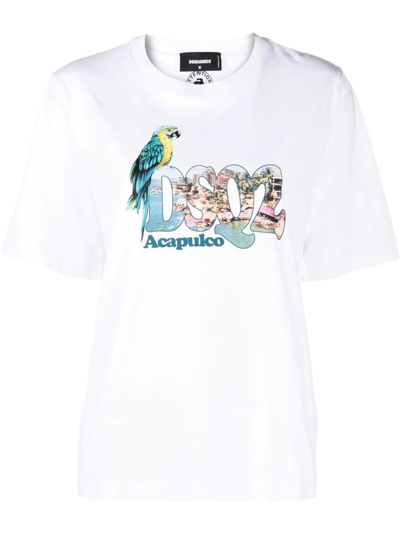 graphic-print short-sleeve T-shirt 1